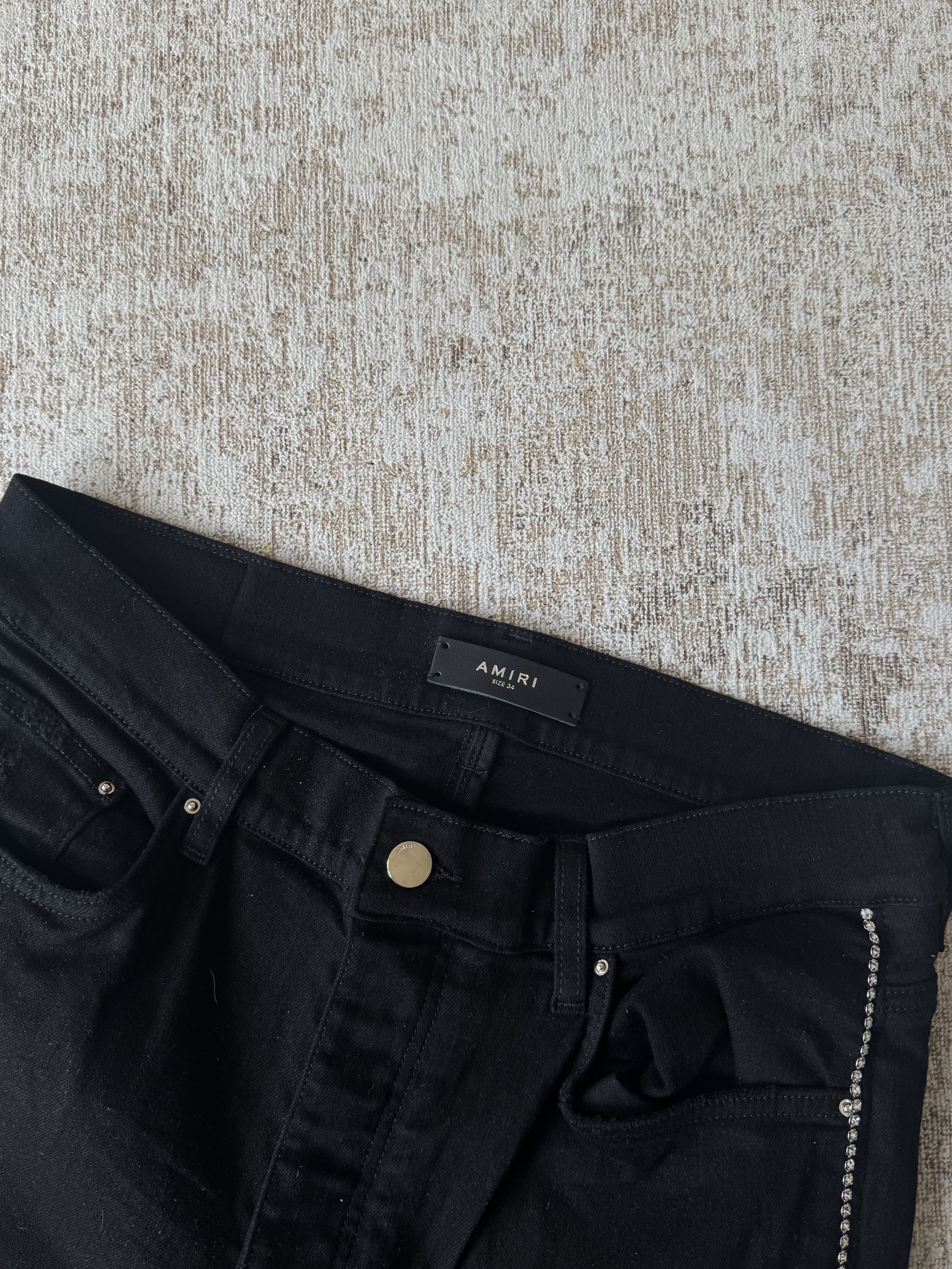 Amiri AMIRI CRYSTAL TRACK | SIZE 34 Size US 34 / EU 50 - 3 Thumbnail