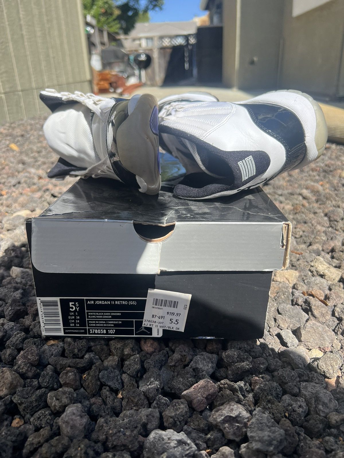 Jordan Brand Jordan 11 Concord Size US 5.5 / EU 38 - 6 Thumbnail