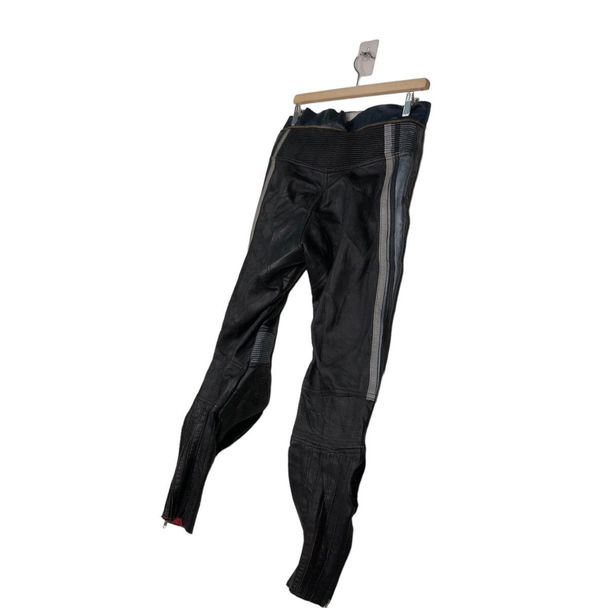 Kadoya 🔥VINTAGE GENUINE LEATHER PANTS MOTORCROSS SPAZZIO Size US 30 / EU 46 - 13 Thumbnail