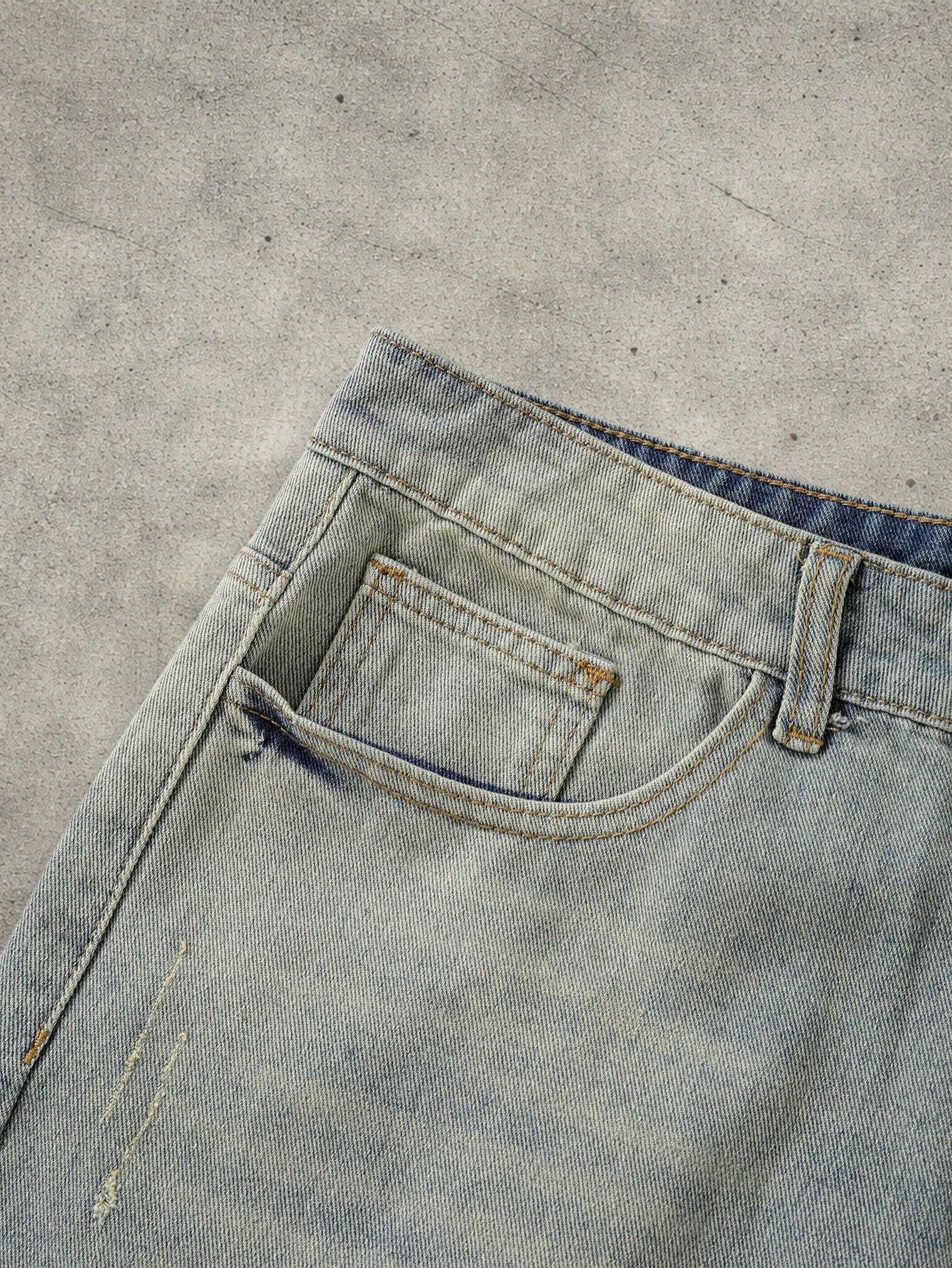 Japanese Brand Washed jeans shorts Size US 32 / EU 48 - 4 Thumbnail