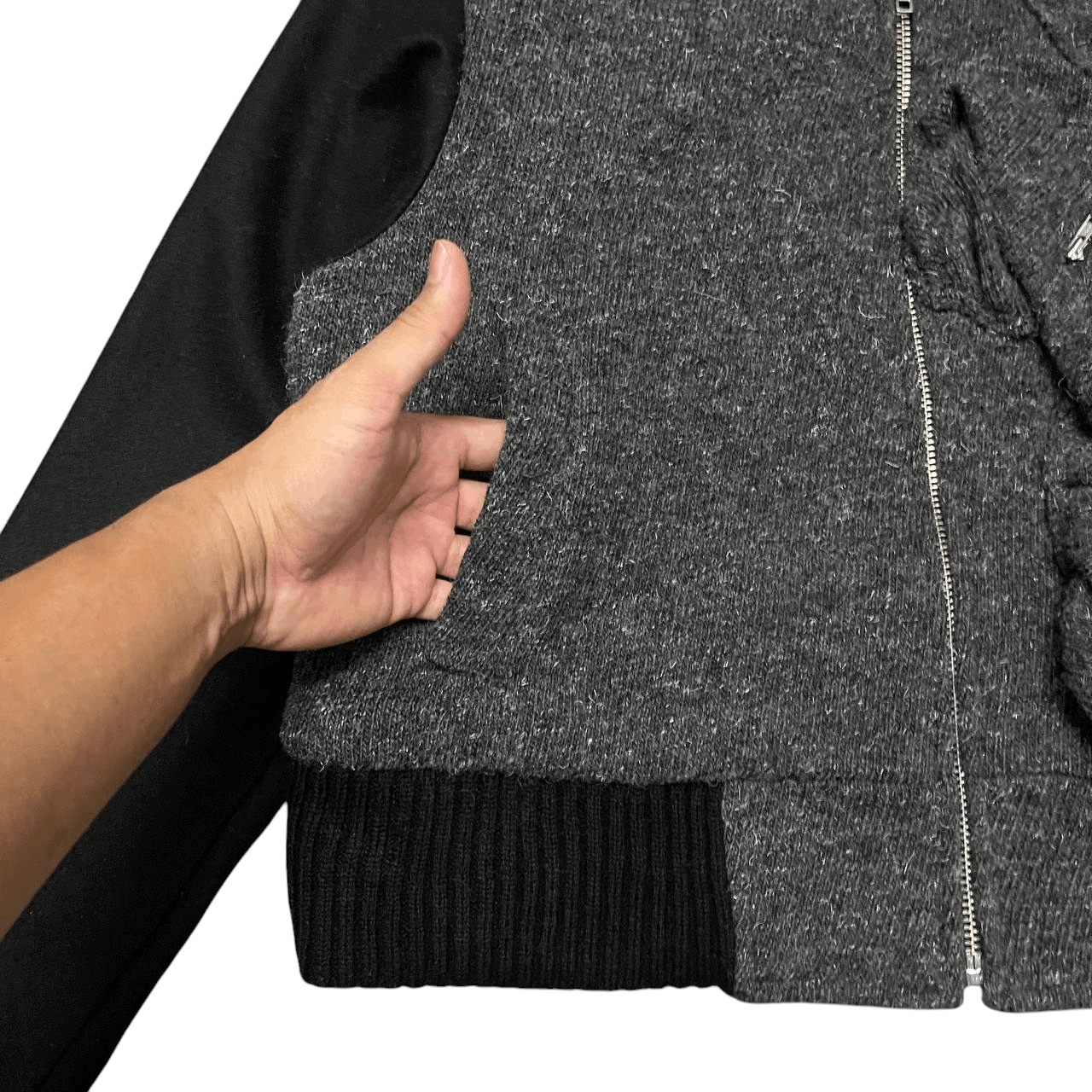 Nozomi Ishiguro 🔥Iconic Nozomi Ishiguro Wool Bomber Jacket Size US S / EU 44-46 / 1 - 5 Thumbnail