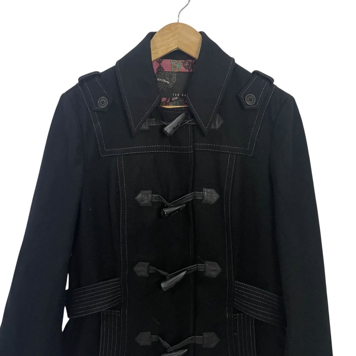 Ted Baker Vintage Ted Baker Bikers Jacket Size L / US 10 / IT 46 - 4 Thumbnail