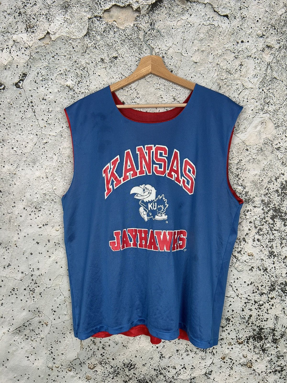 Vintage Vintage Kansas Jayhawks Basketball University Jersey Size US M / EU 48-50 / 2 - 1 Thumbnail