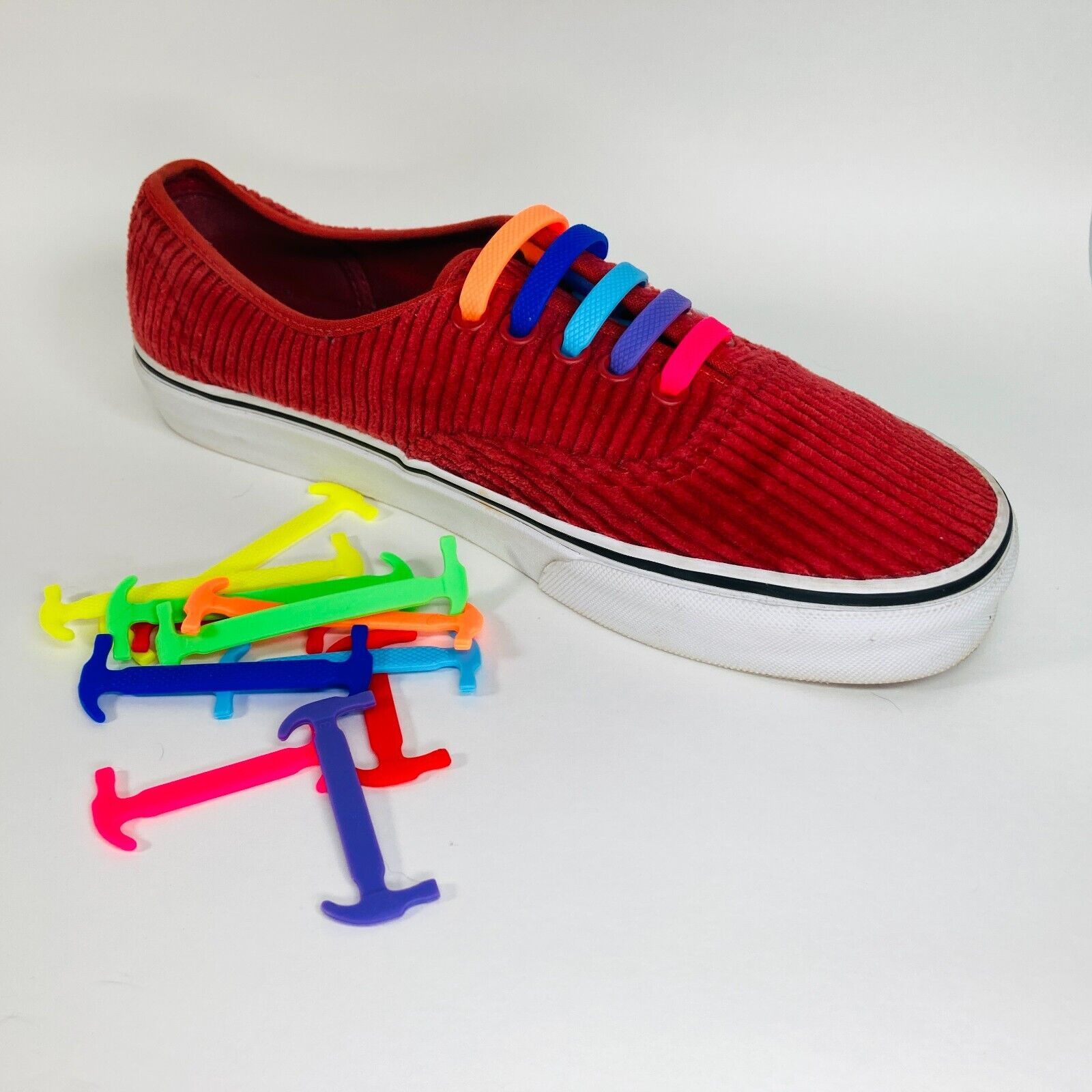 Vans Vans Authentic Corduroy Rumba Red Skate Shoes, Size 7 US Men Size US 7 / EU 40 - 10 Thumbnail