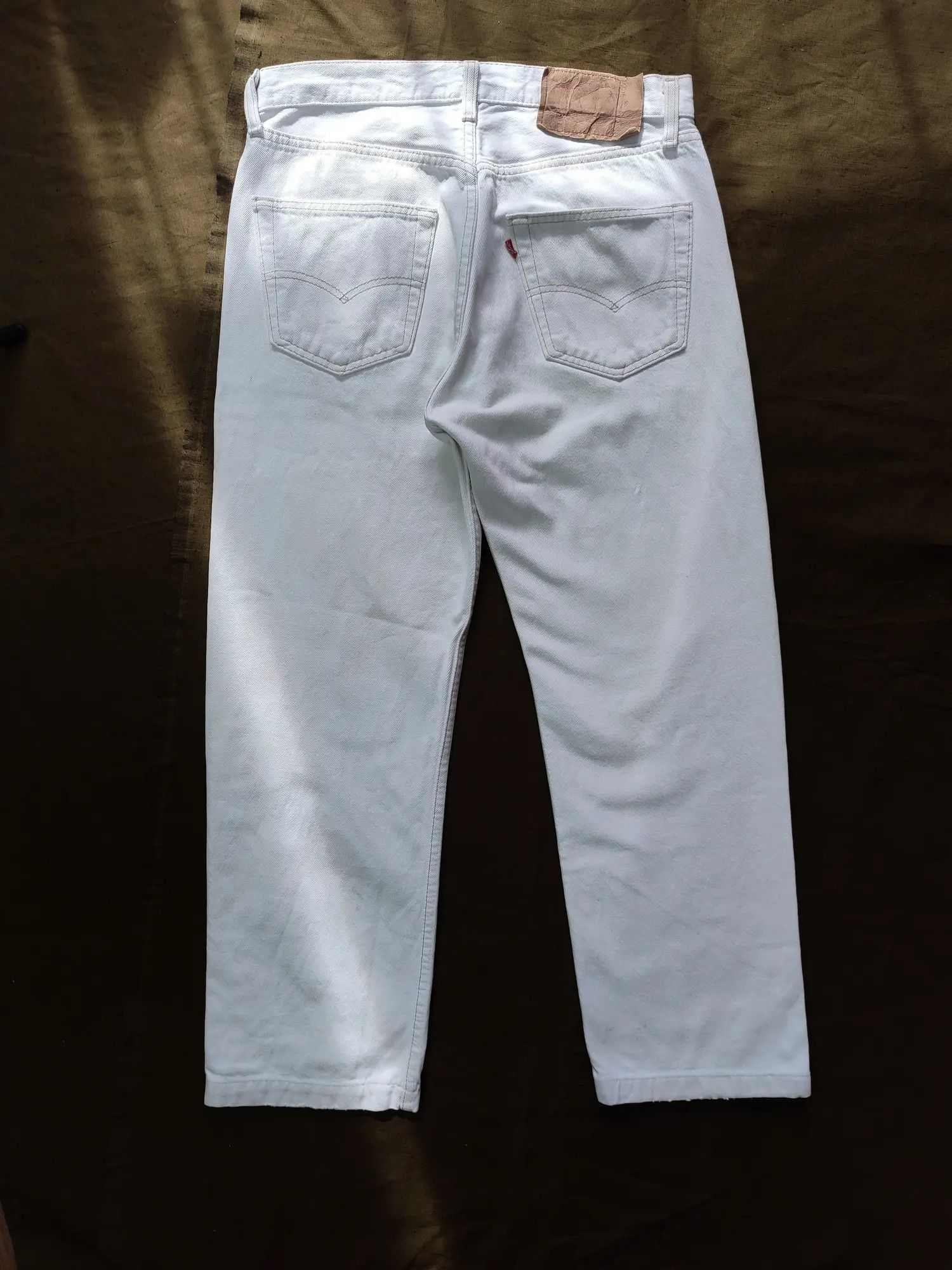 Levi's × Levi's Vintage Clothing Levis 501 Usa vintage white denim Size US 30 / EU 46 - 2 Thumbnail