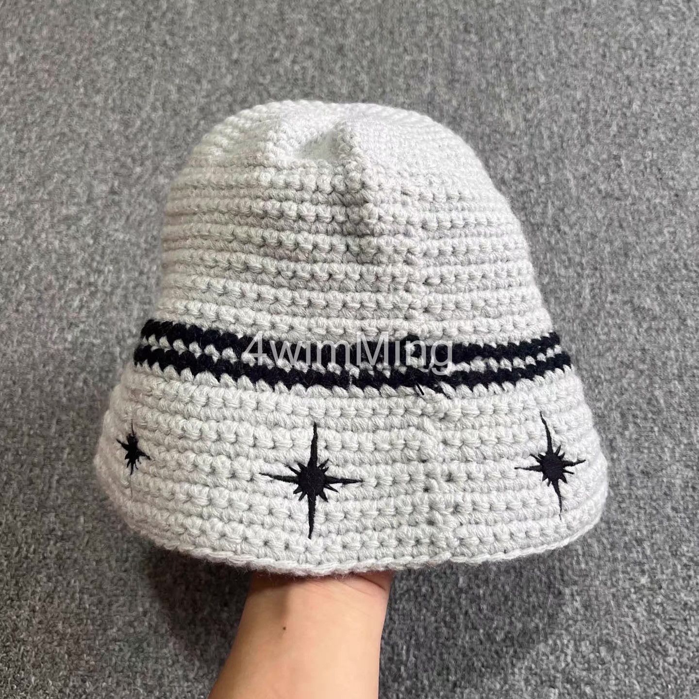 Billionaire Boys Club BBC Hand-Crocheted & Embroidered Knitted Bucket Hat Q7 Size ONE SIZE - 2 Thumbnail