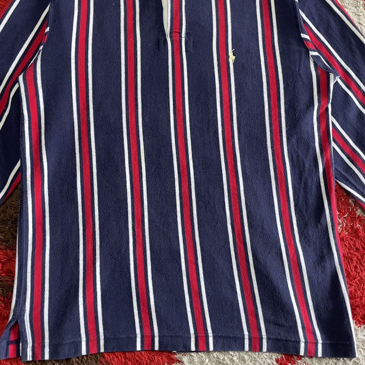 Polo Ralph Lauren 🔥Vintage Polo Ralph Lauren Small Pony Striped Rugby Shirts Size US M / EU 48-50 / 2 - 5 Thumbnail