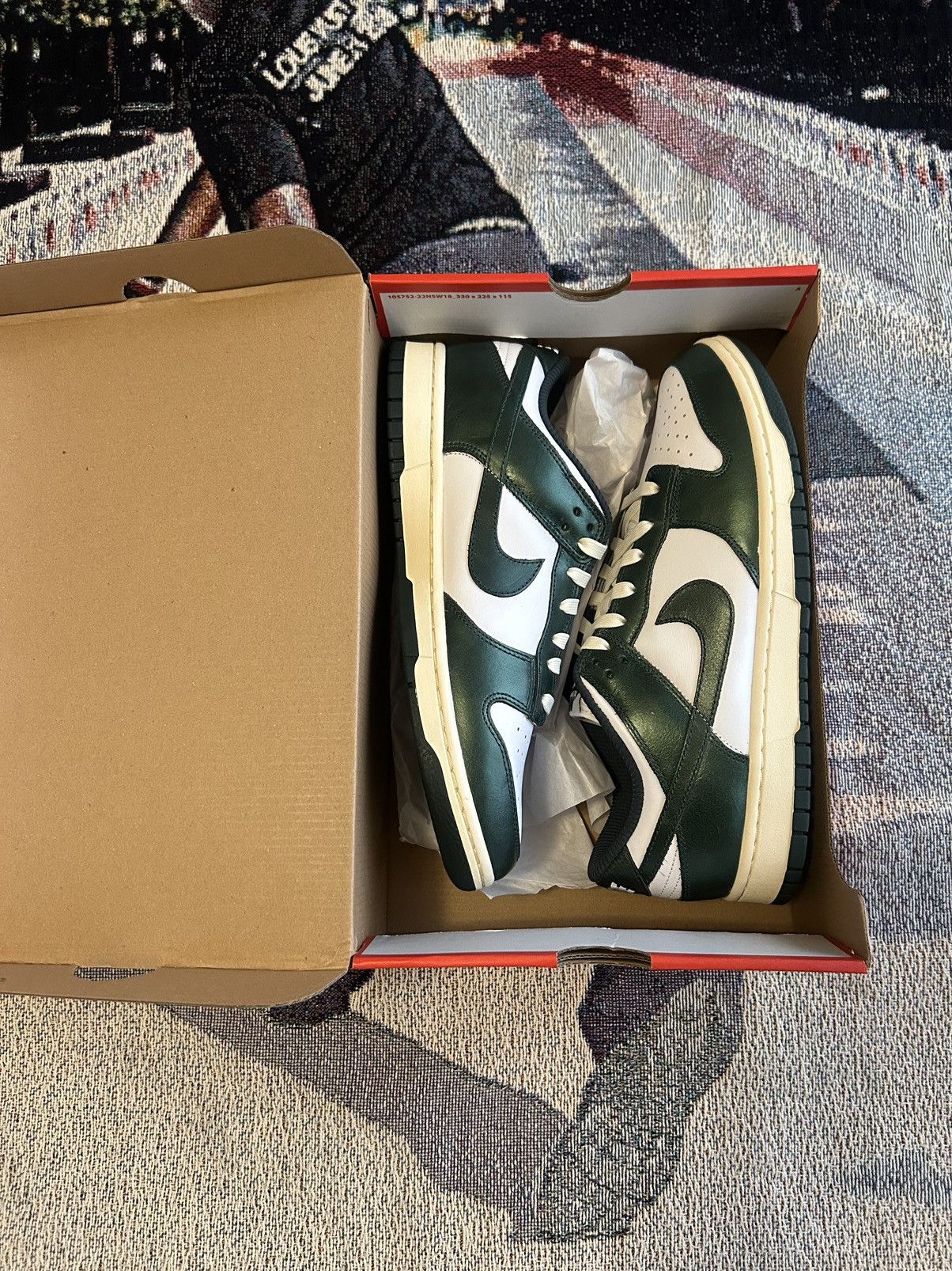 Nike Nike Dunk Low Vintage Green W Size US 12 / IT 42 - 1 Thumbnail