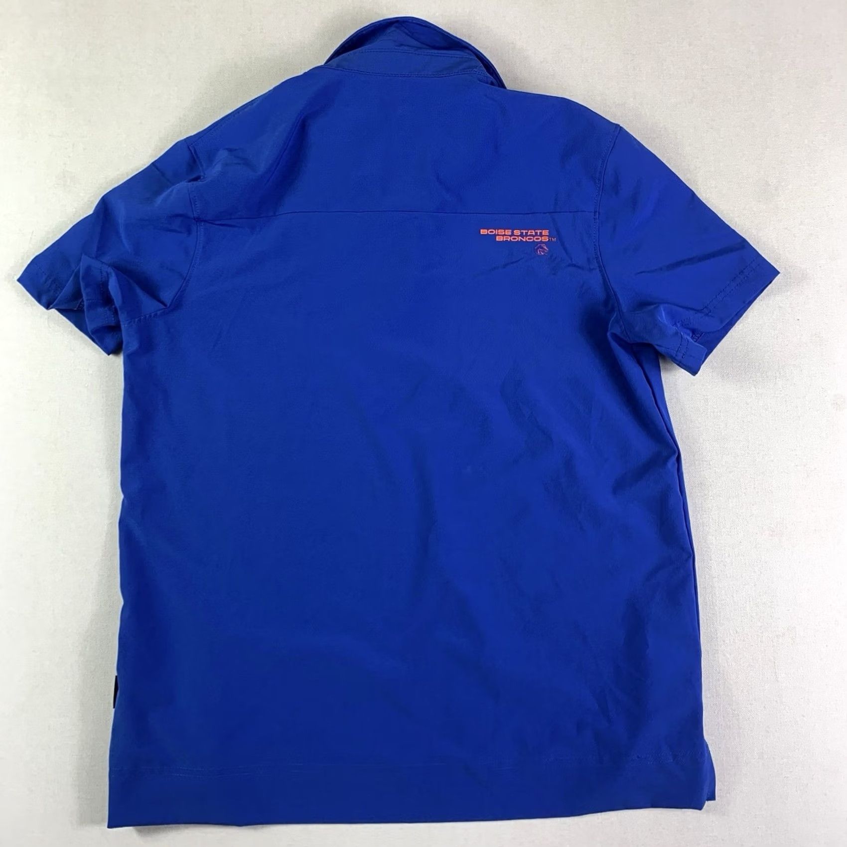 Nike VINTAGE NIKE DRI FIT BOISE STATE BRONCOS GOLF POLO SHIRT Womens Medium Blue Size M / US 6-8 / IT 42-44 - 7 Thumbnail