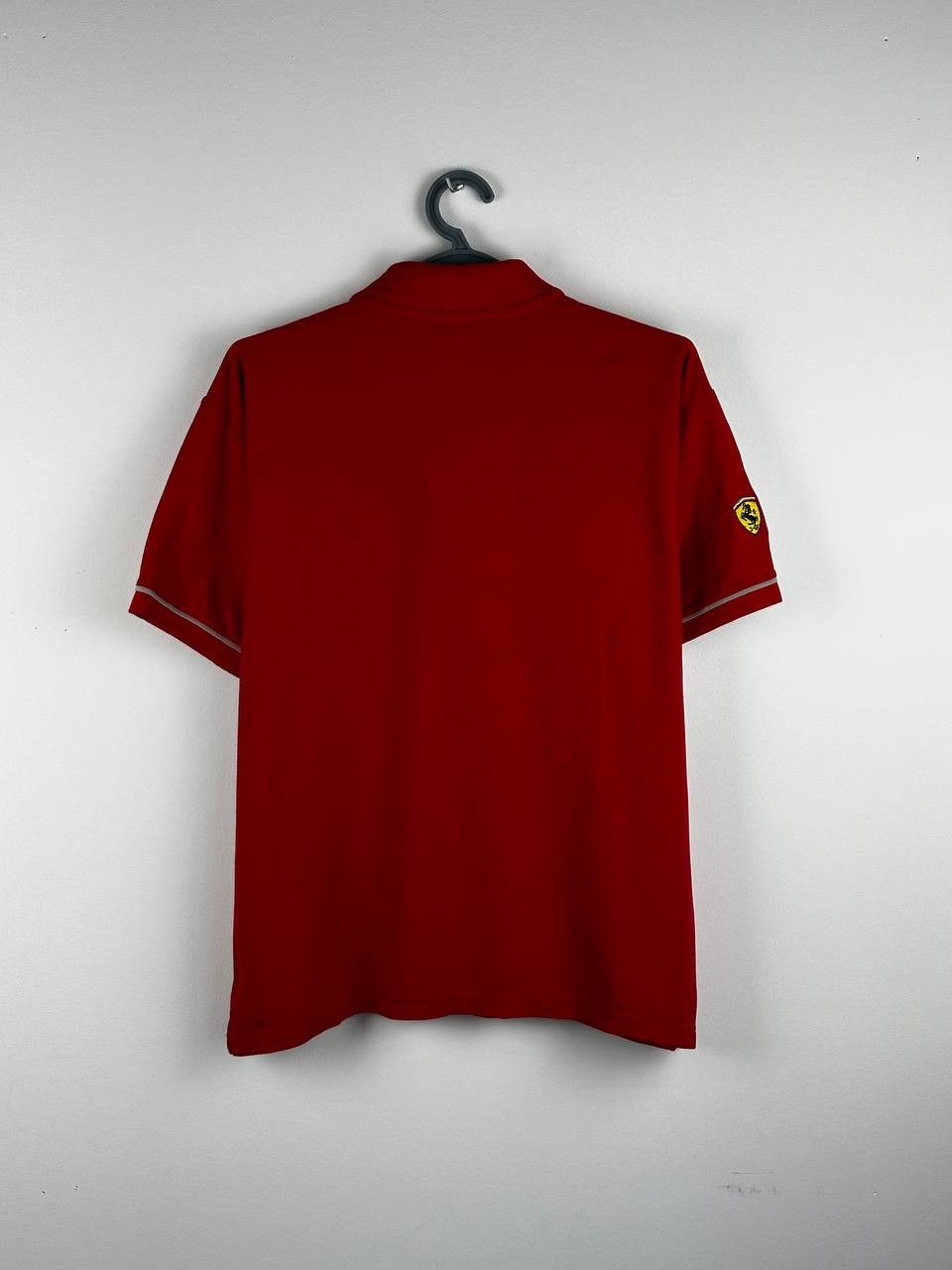Ferrari × Formula 1 Vintage 90s Racing Ferrari Vodafone Zip Polo T Shirt Size US XL / EU 56 / 4 - 8 Thumbnail
