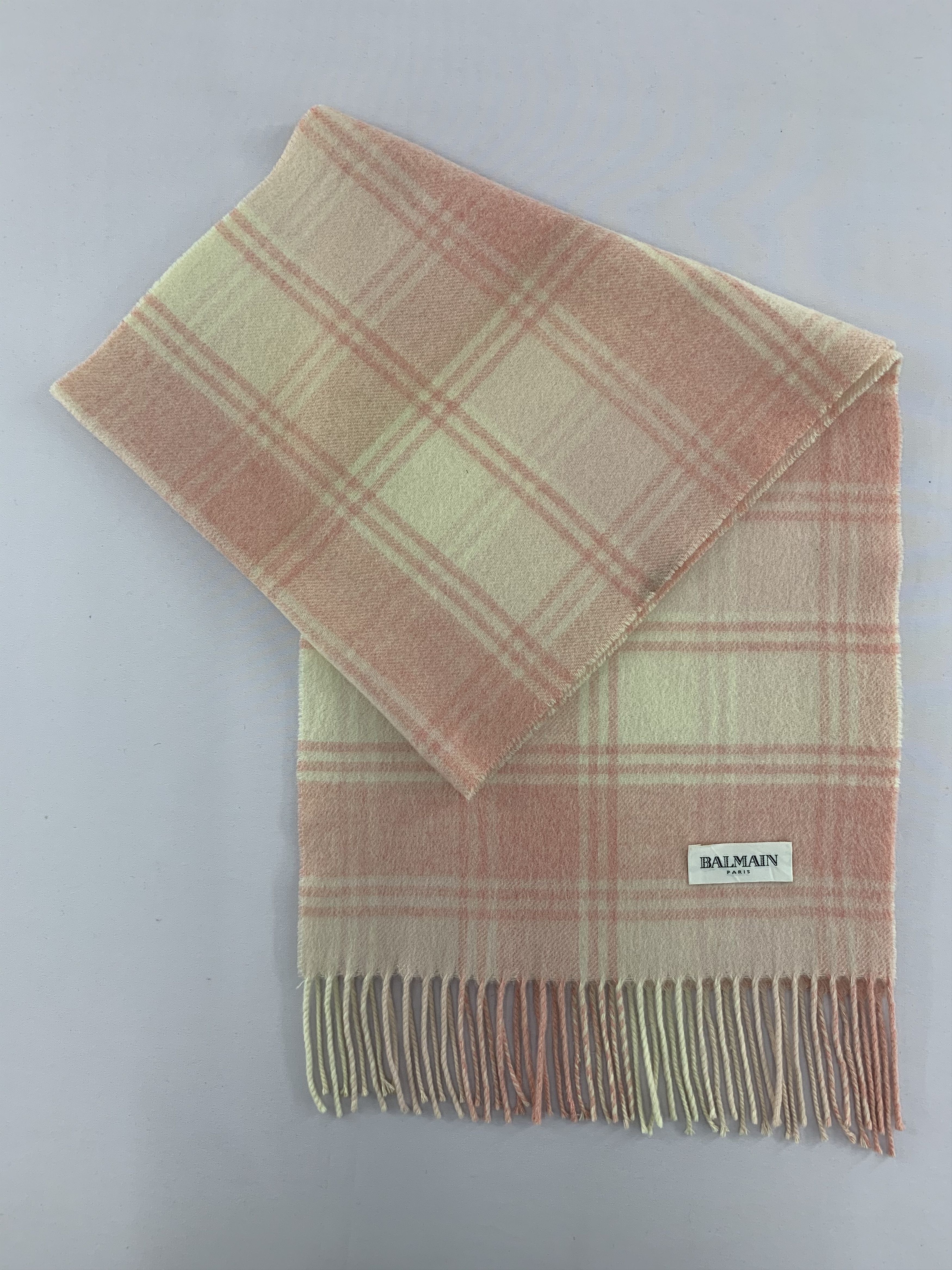 Balmain Balmain Scarf Wool Muffler Neck Wrap BL4329 Size ONE SIZE - 2 Thumbnail