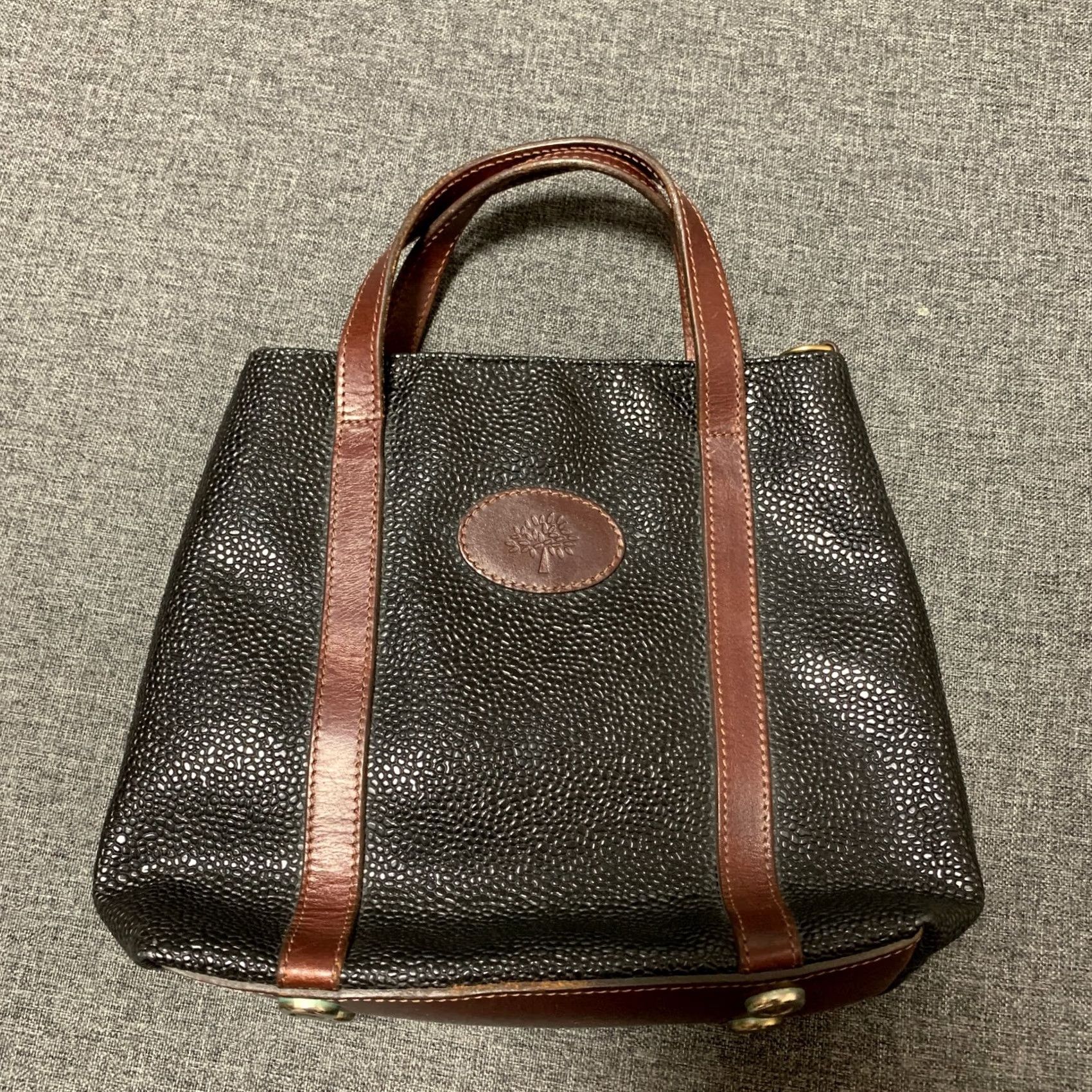 Mulberry Mulberry Small Bag Clutch Vintage Brown Leather Mulberry Clutch Womens Vintage Bag Small Mulberry Brown Leather Clutch Women Size ONE SIZE - 2 Thumbnail