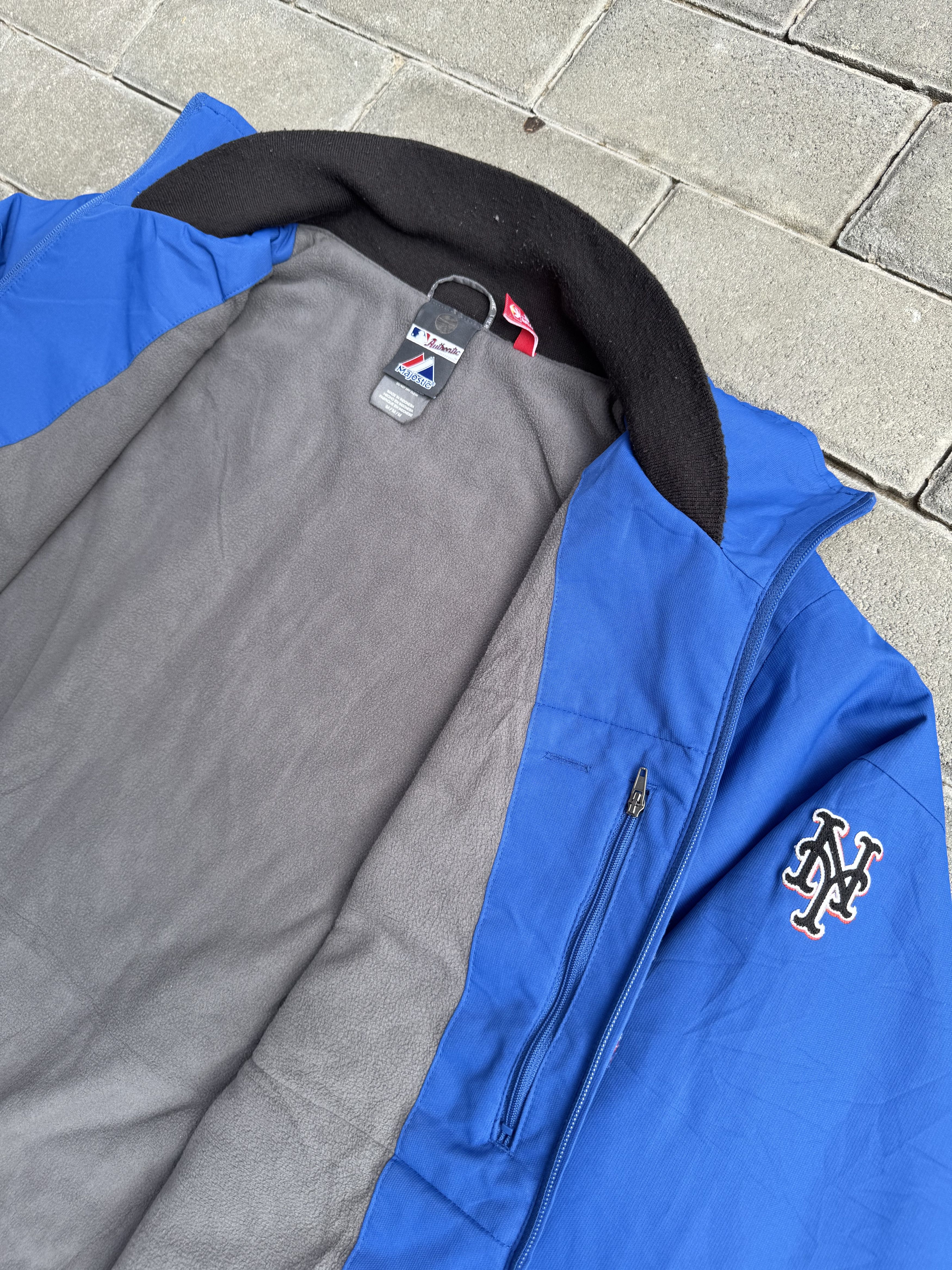 Majestic Mets Heavy Bullpen Jacket Majestic Therma Base NY Size US M / EU 48-50 / 2 - 9 Thumbnail