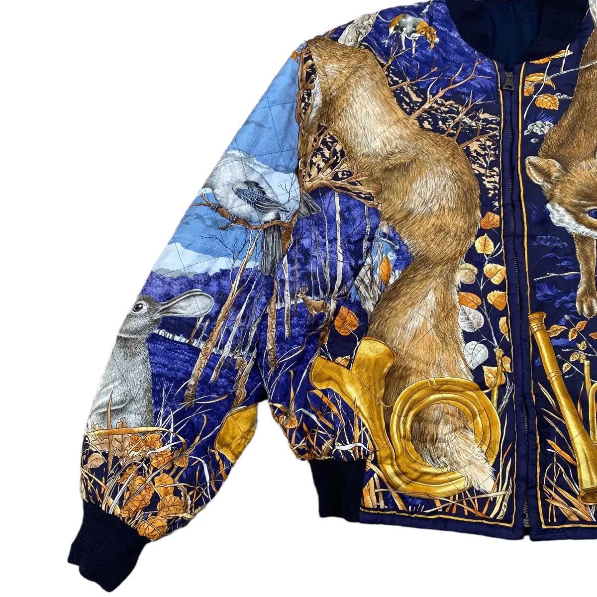 Hermes Hermes Carl de parcevaux Reversible Silk Jacket Size US M / EU 48-50 / 2 - 4 Thumbnail
