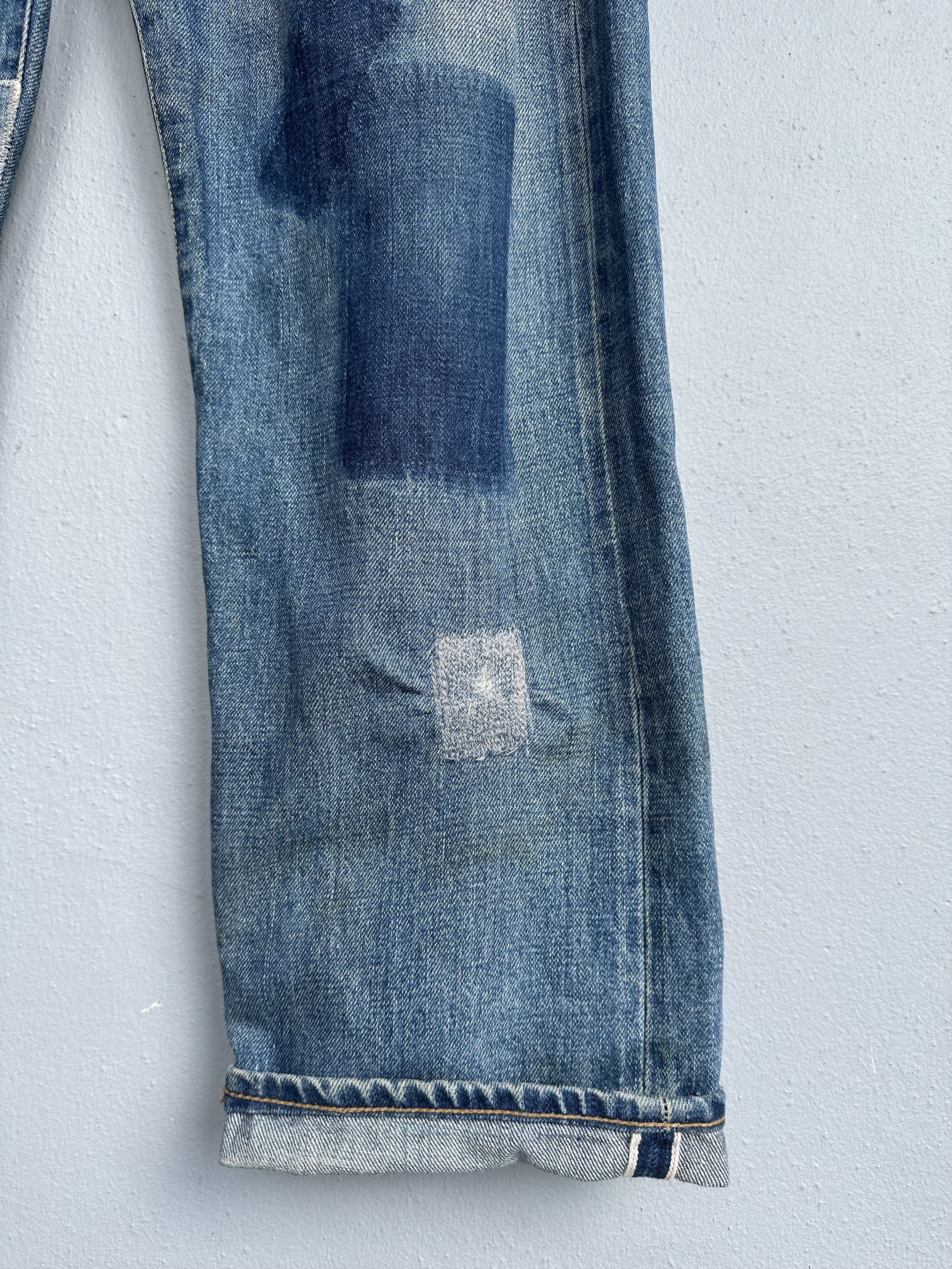 Sifury Japanese Brand Sifury Distressed Selvedge Patchwork Jeans Size US 31 - 10 Thumbnail