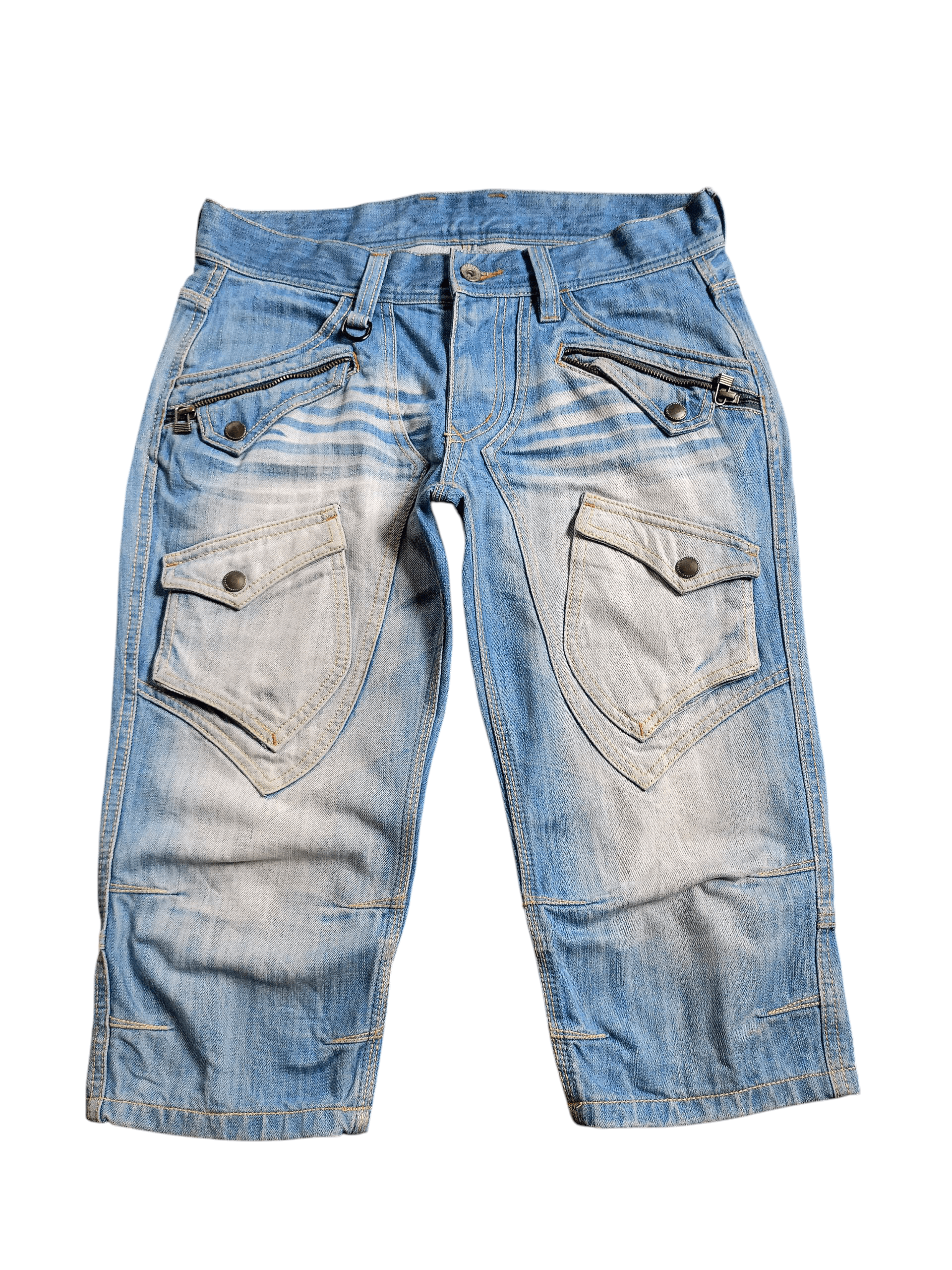 Nicole Club 2000s Hideaways Nicole Denim Shorts Pants style kmrii Size US 32 / EU 48 - 1 Thumbnail