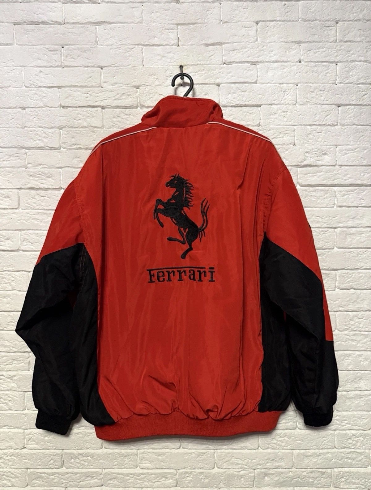 Ferrari Vintage Ferrari F1 Racing Bomber Jacket Bridgestone Shell Size US XL / EU 56 / 4 - 9 Thumbnail