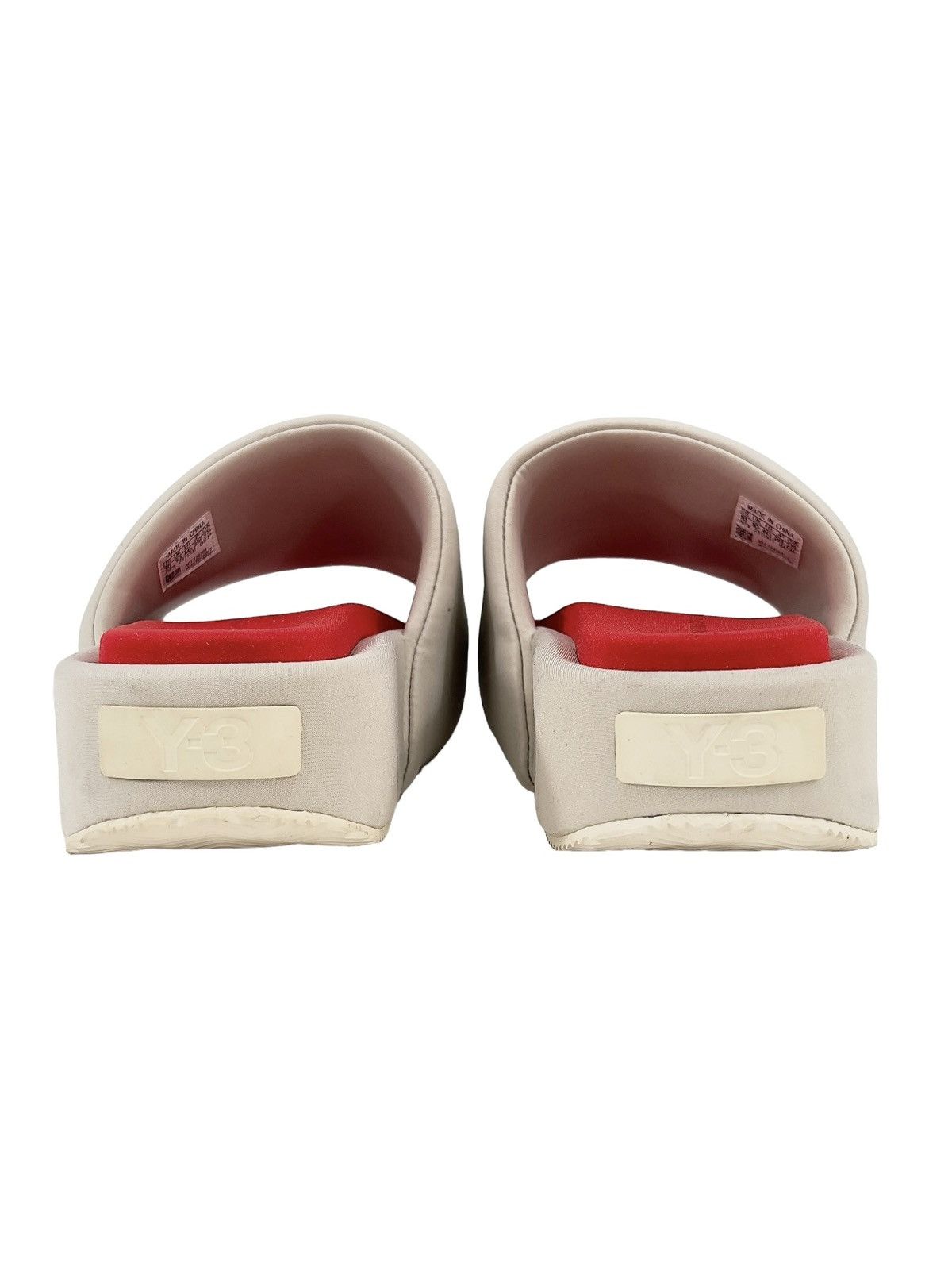 Adidas × Y-3 × Yohji Yamamoto Beige Platform Slides Size US 10 / EU 43 - 6 Thumbnail