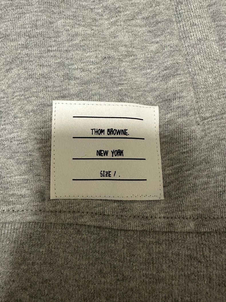 Thom Browne Thom Browne Classic four-striped gray hooded jacket 2503-Ne Size US S / EU 44-46 / 1 - 2 Thumbnail