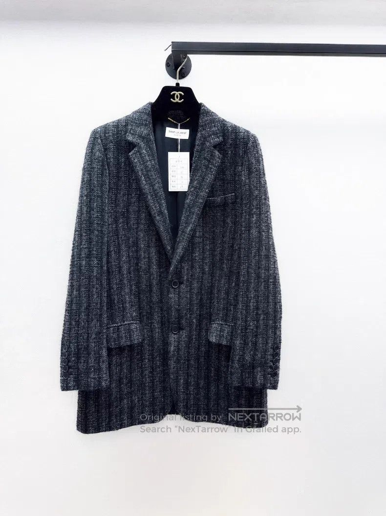 Saint Laurent Paris Saint Laurent Paris Wool Suit Jacket Size XXS / US 00 / IT 34 - 1 Thumbnail
