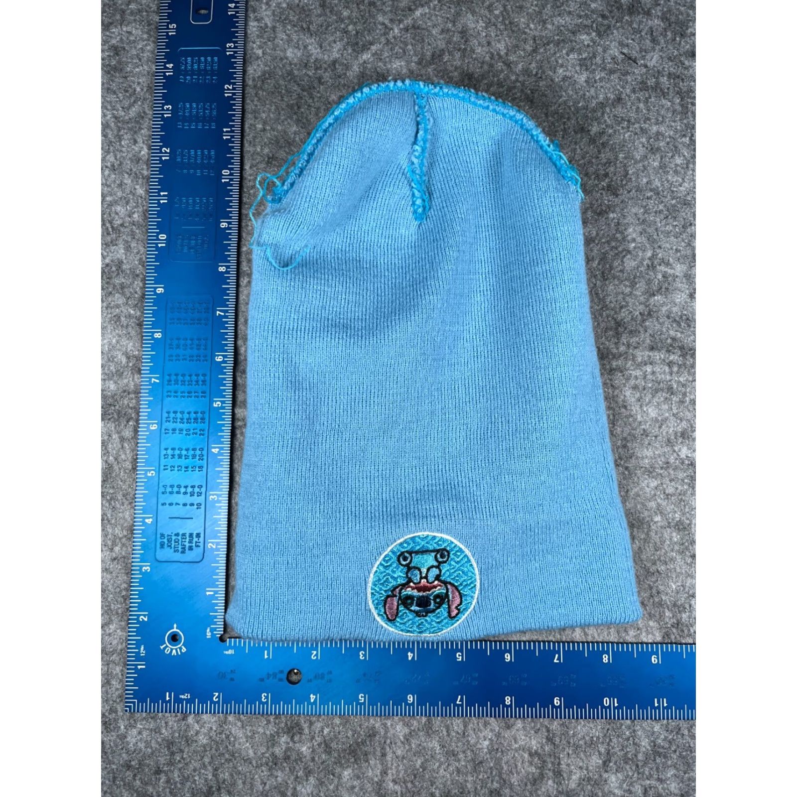 Disney Disney Beanie Stitch Lilo & Stitch Adult One Size Blue Embroidered Knit Acrylic Size ONE SIZE - 5 Thumbnail