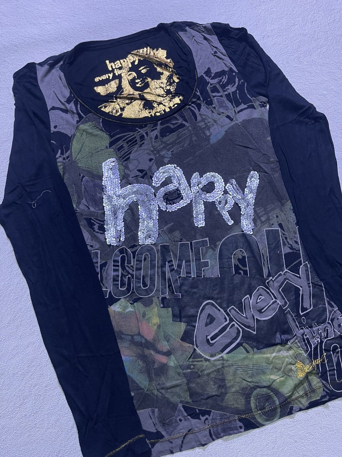 Hysteric Glamour Y2K long sleeve tshirt women's full print motif Size S / US 4 / IT 40 - 2 Thumbnail