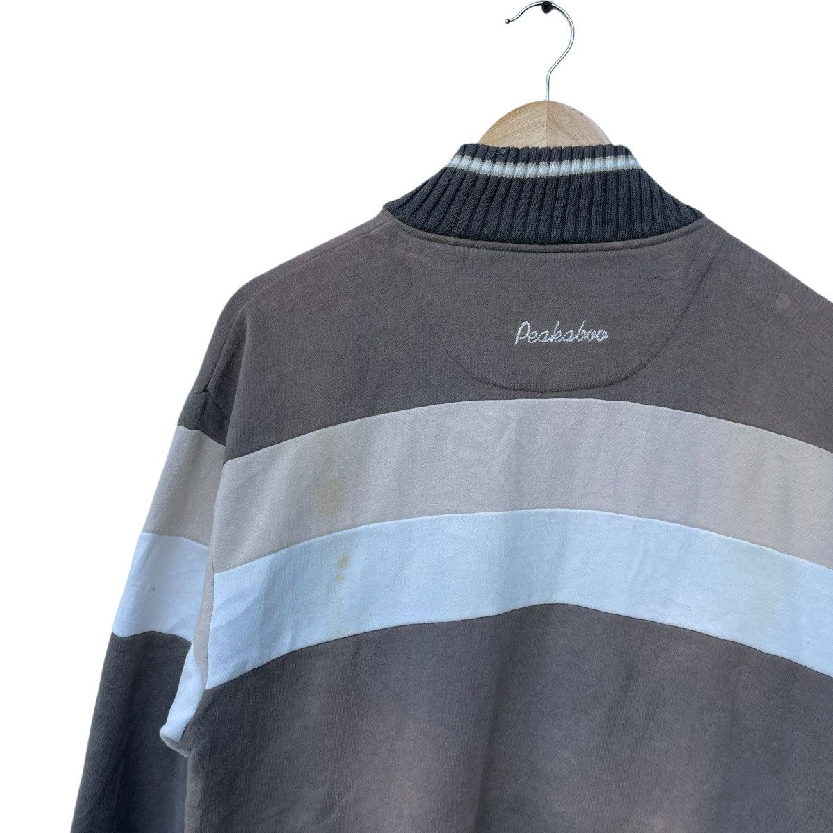 Japanese Brand × Vintage Vintage Japanese Brand Peakaboo Stripe Jacket Size US M / EU 48-50 / 2 - 7 Thumbnail