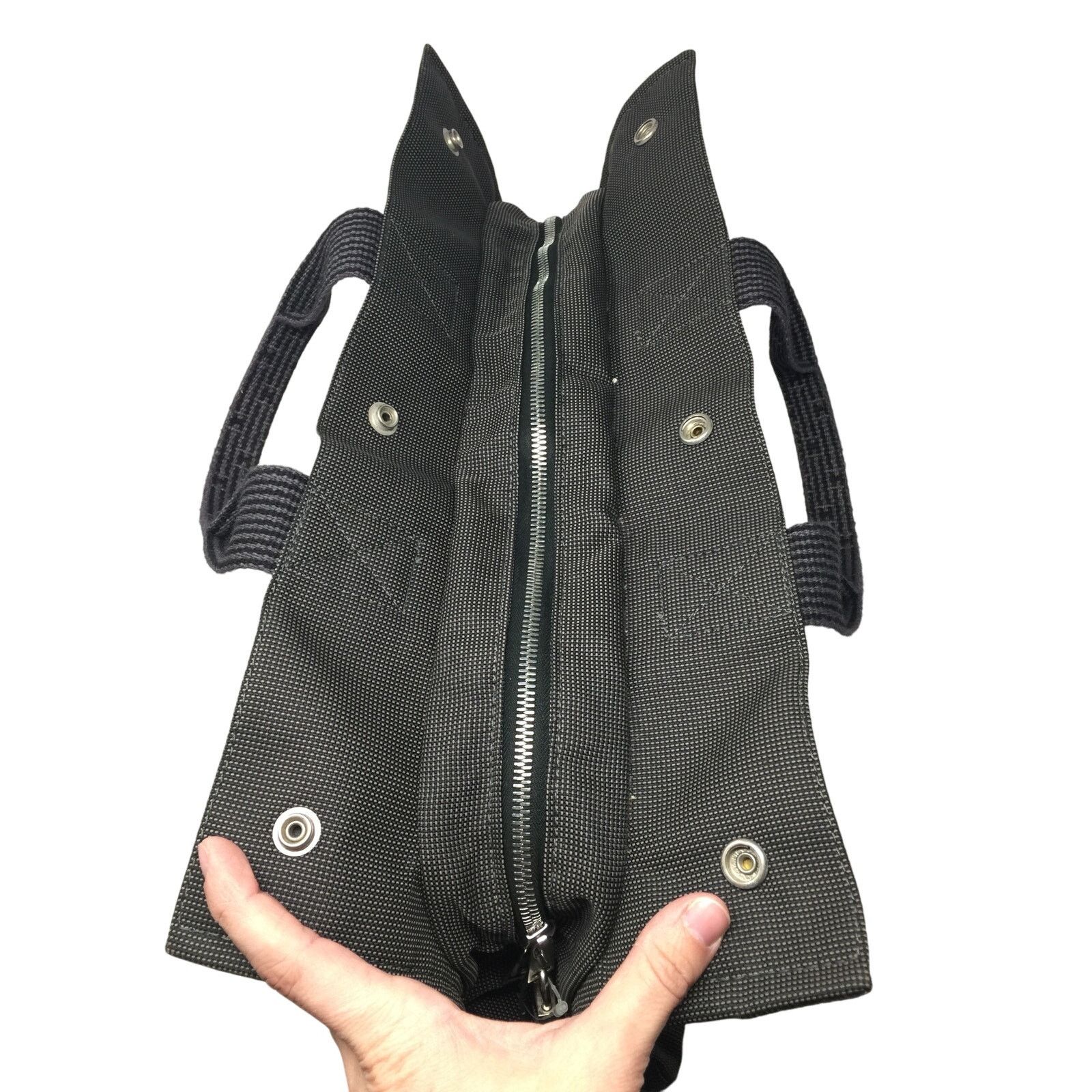 Hermes Hermes HerLine MM Tote Bag Charcoal Gray / Black Size ONE SIZE - 3 Thumbnail