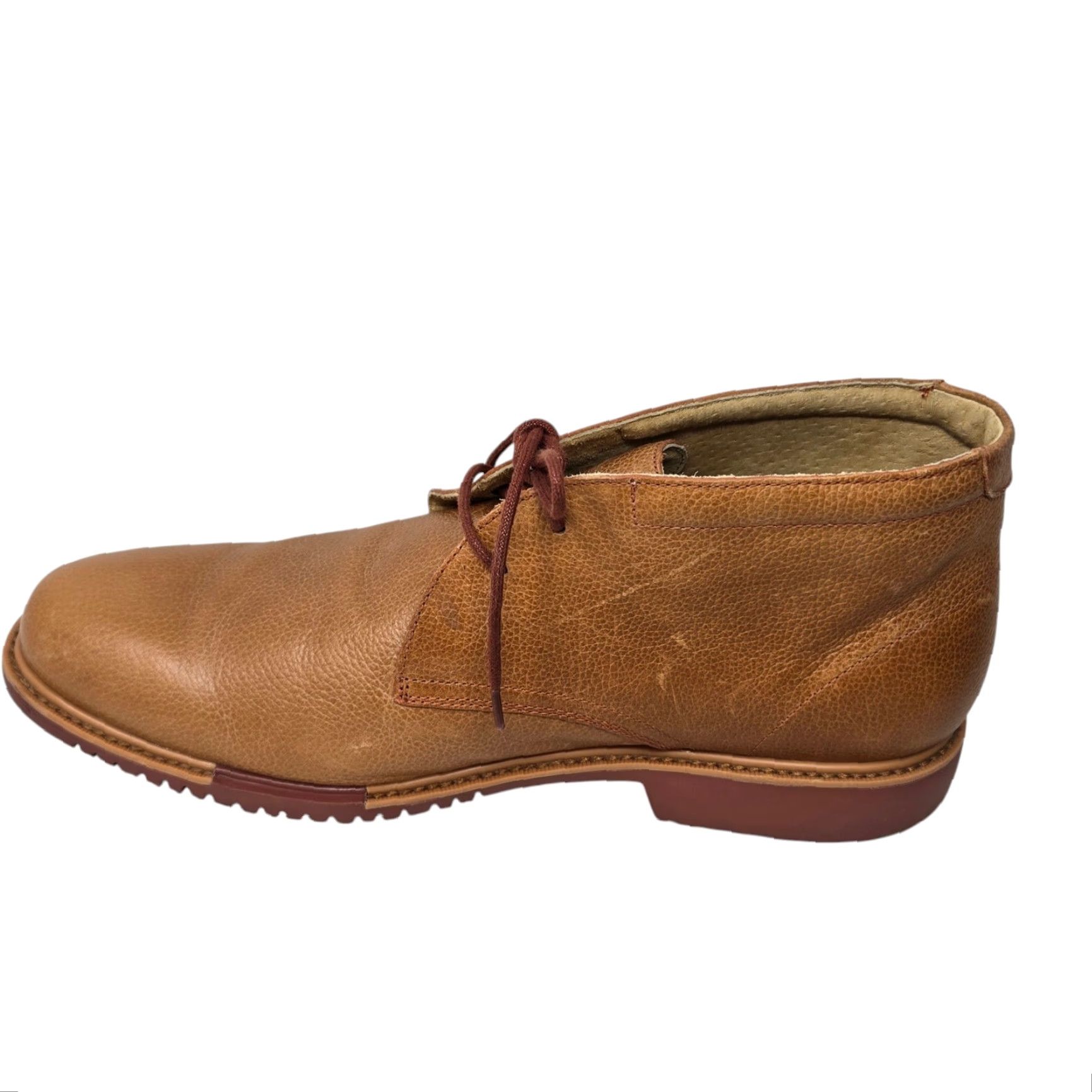 Cole Haan Cole Haan Great Jones Chukka II Boots Mens Leather Ankle Boots WC British Tan 11M Mens Shoes Size US 10 / EU 43 - 2 Thumbnail