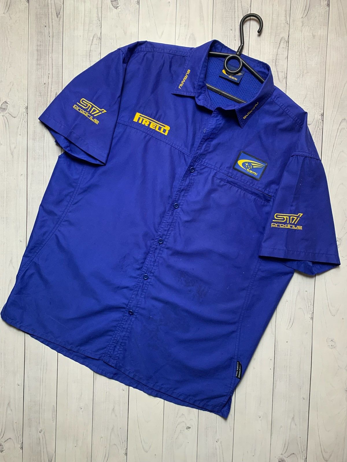 Vintage Vintage Subaru racing shirt size XL blue logo Size US XL / EU 56 / 4 - 1 Thumbnail