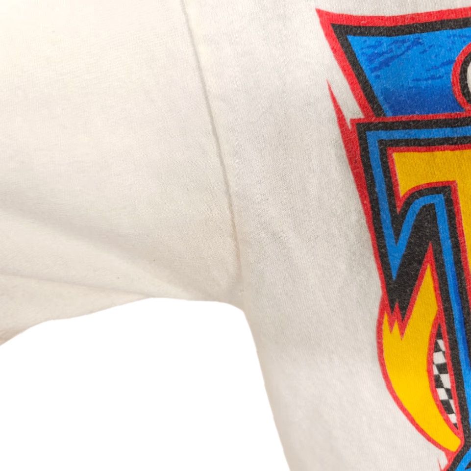 Gildan VINTAGE Gildan T-Shirt Mens M White Racing Dirt Track Y2K Down & Dirty Topless Size US M / EU 48-50 / 2 - 6 Thumbnail