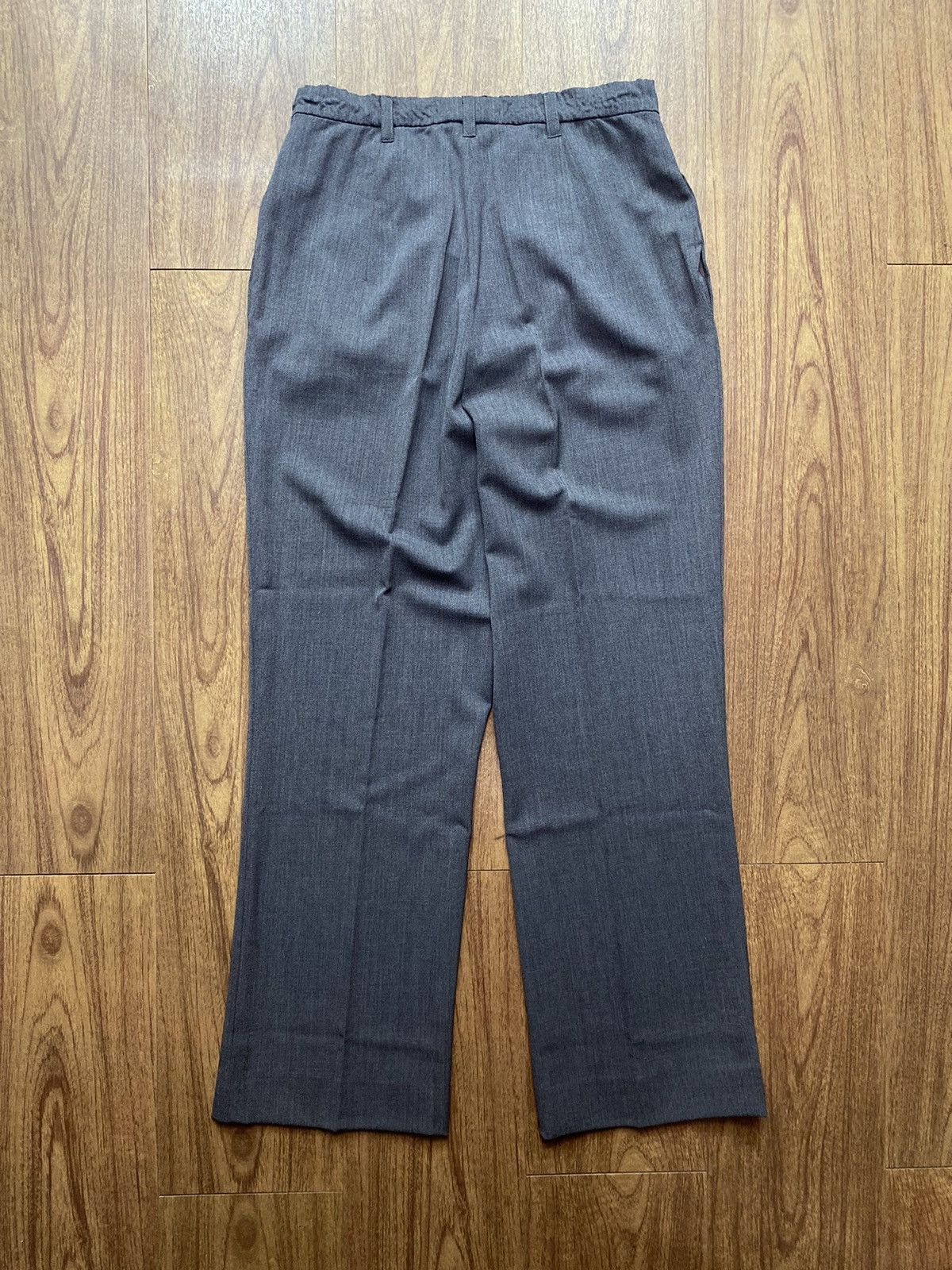 Jil Sander × Raf Simons 2000s Grey Woolblend Trousers Size US 31 - 4 Thumbnail
