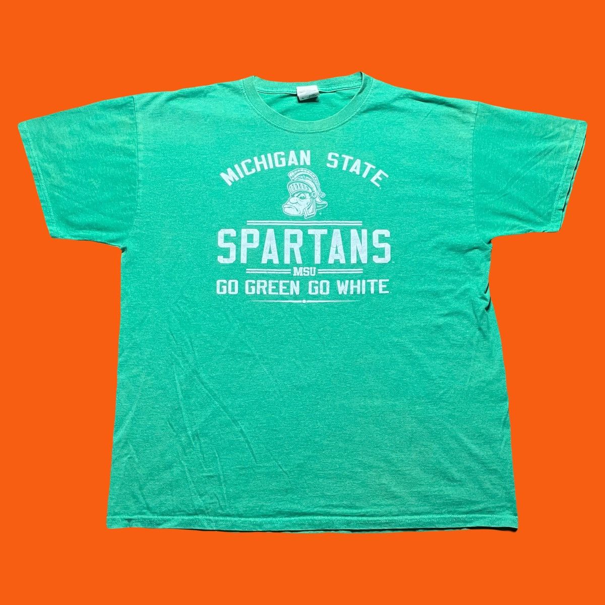 Fruit Of The Loom × NCAA Michigan State Sprartans College T Shirt Size US XL / EU 56 / 4 - 1 Thumbnail