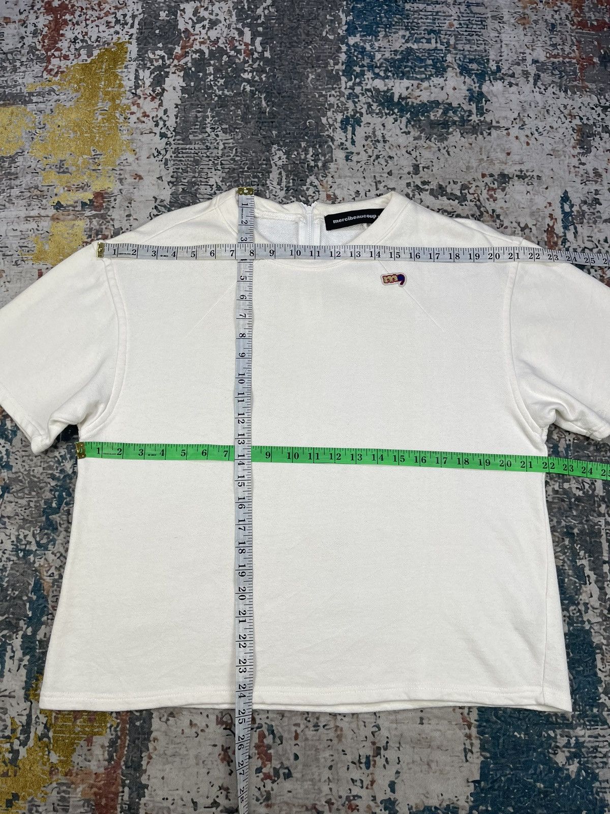 mercibeaucoup Issey Miyake Mercibeaucoup Cropped S/Sleeve Sweatshirt Size US M / EU 48-50 / 2 - 8 Thumbnail