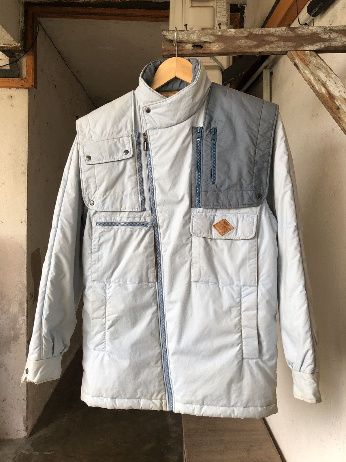 Gucci Rare🔥 Vintage Gucci Distressed Padding Jacket Size US XS / EU 42 / 0 - 20 Thumbnail
