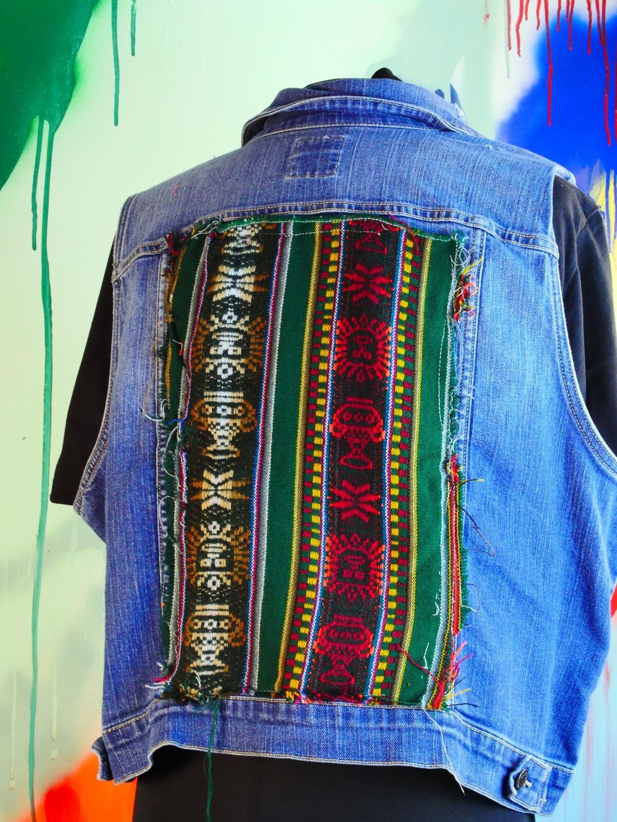 Old Navy Bolivian Punk Vest Size XXL / US 16-18 / IT 52-54 - 1 Thumbnail