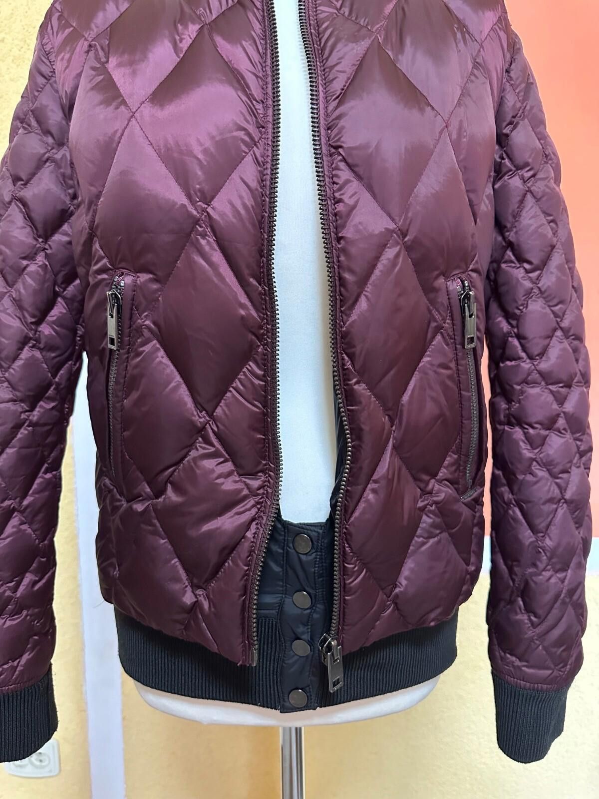 Diesel Diesel W-Trina Women's Quilted Down Jacket Burgundy Sz M Size M / US 6-8 / IT 42-44 - 12 Thumbnail