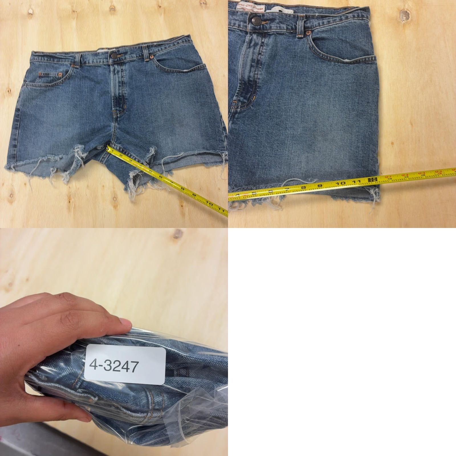 Old Navy Old Navy Cutoff Denim Shorts Womens 16L 35W Blue Frayed Hem Stretch Summer Y2K Size 38" / US 16 / IT 52 - 8 Thumbnail