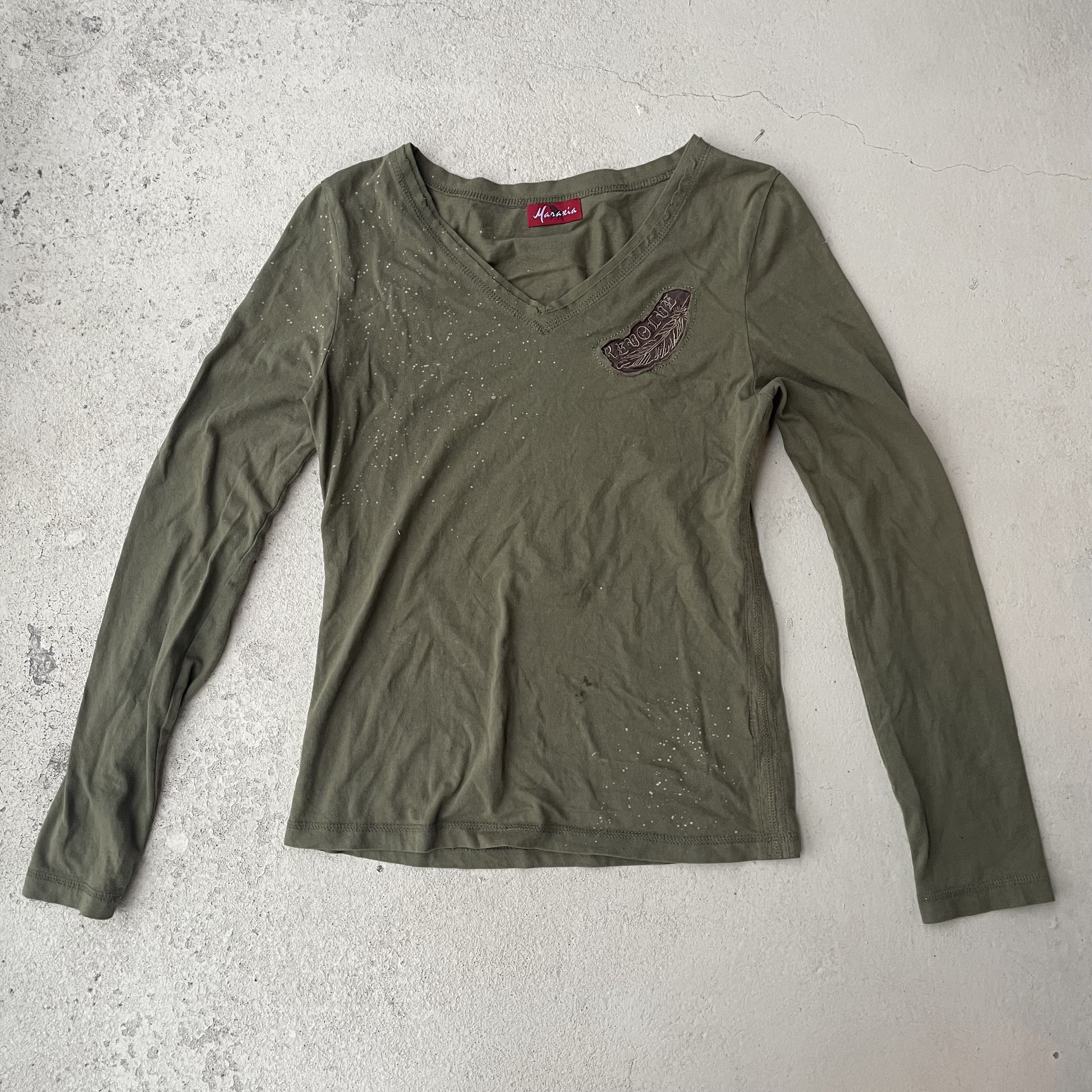 Japanese Brand Mid 2000s Japanese Maraxia Distressed Longsleeve Size US XS / EU 42 / 0 - 1 Thumbnail