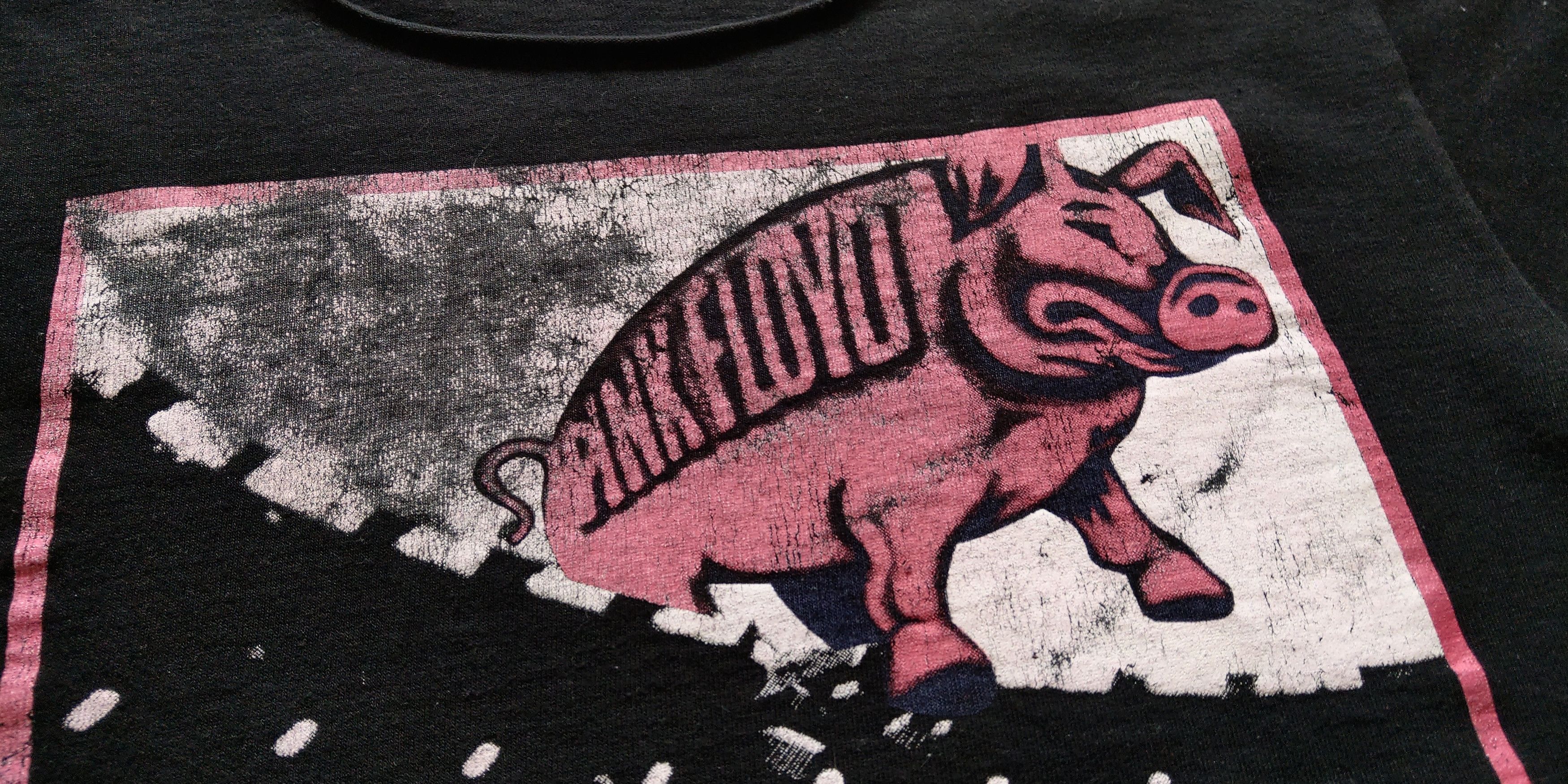 Band Tees PINK FLOYD Animals Shirt Pig Poster Rare Vintage 70s Rock Size US S / EU 44-46 / 1 - 3 Thumbnail