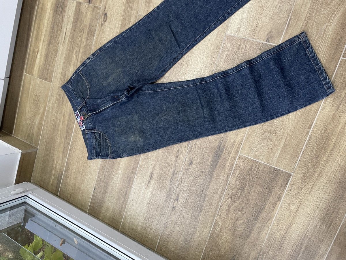 Vintage Vintage Baggy Jeans Flared Avant Garde Y2K Rap Washed Japan Size US 32 / EU 48 - 7 Thumbnail