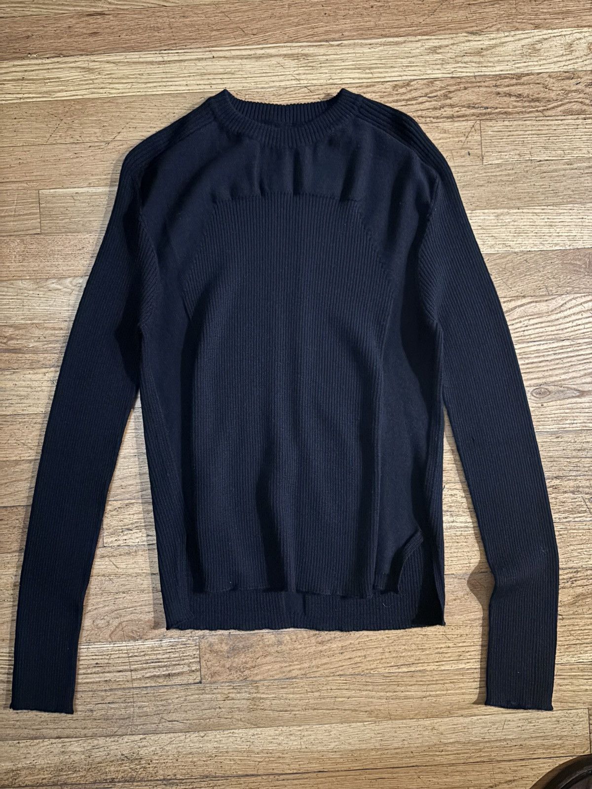 Rick Owens Rick Owens Geo ribbed sweater Size US M / EU 48-50 / 2 - 3 Thumbnail