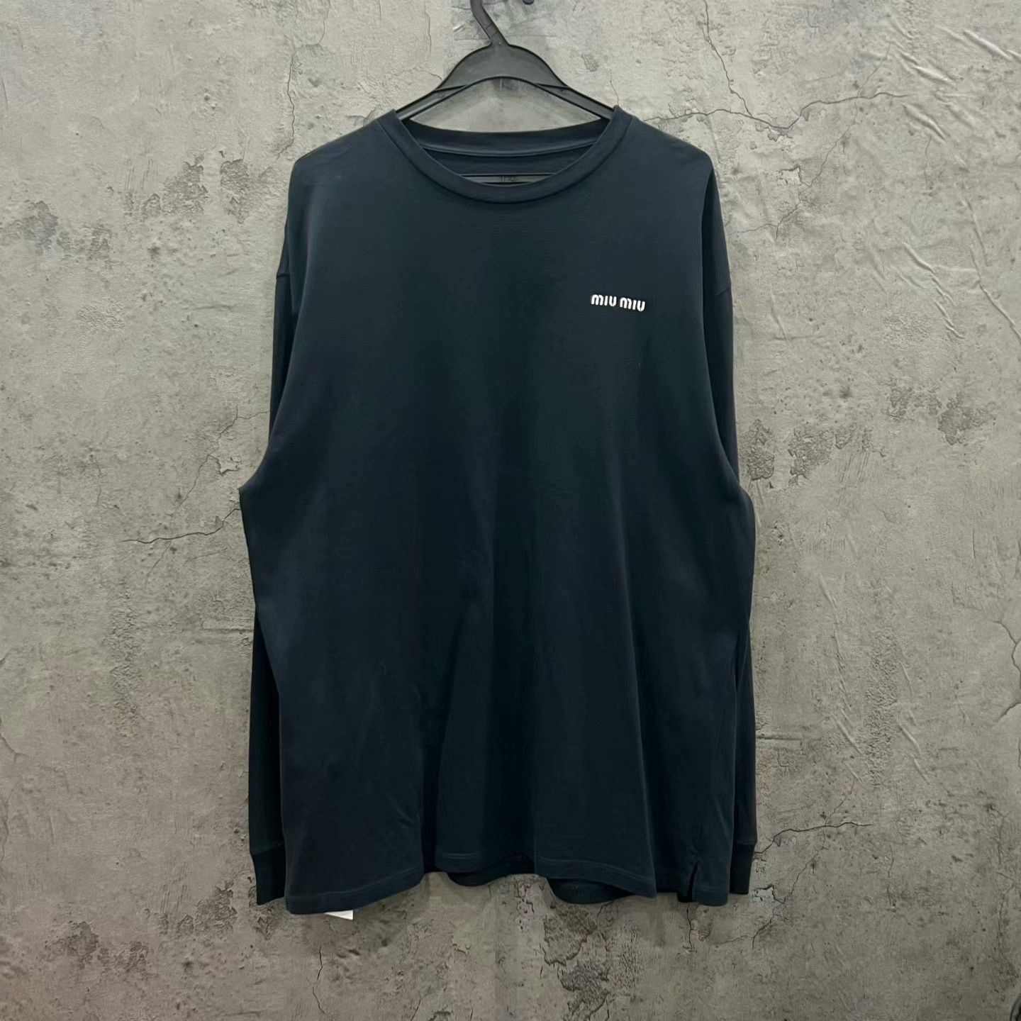 Miu Miu Miu Miu 25FW Embroidered Logo Crewneck Top Size M / US 6-8 / IT 42-44 - 1 Thumbnail