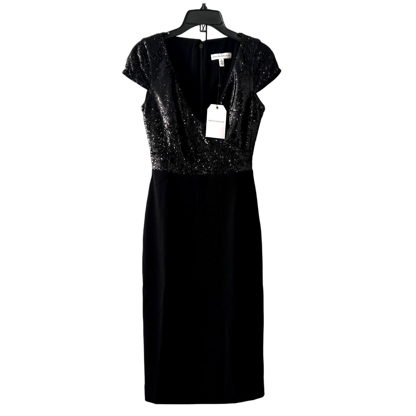 Dress the Population Dress The Population Jaleah Bodycon Midi Dress Black size XS Size XS / US 0-2 / IT 36-38 - 3 Thumbnail