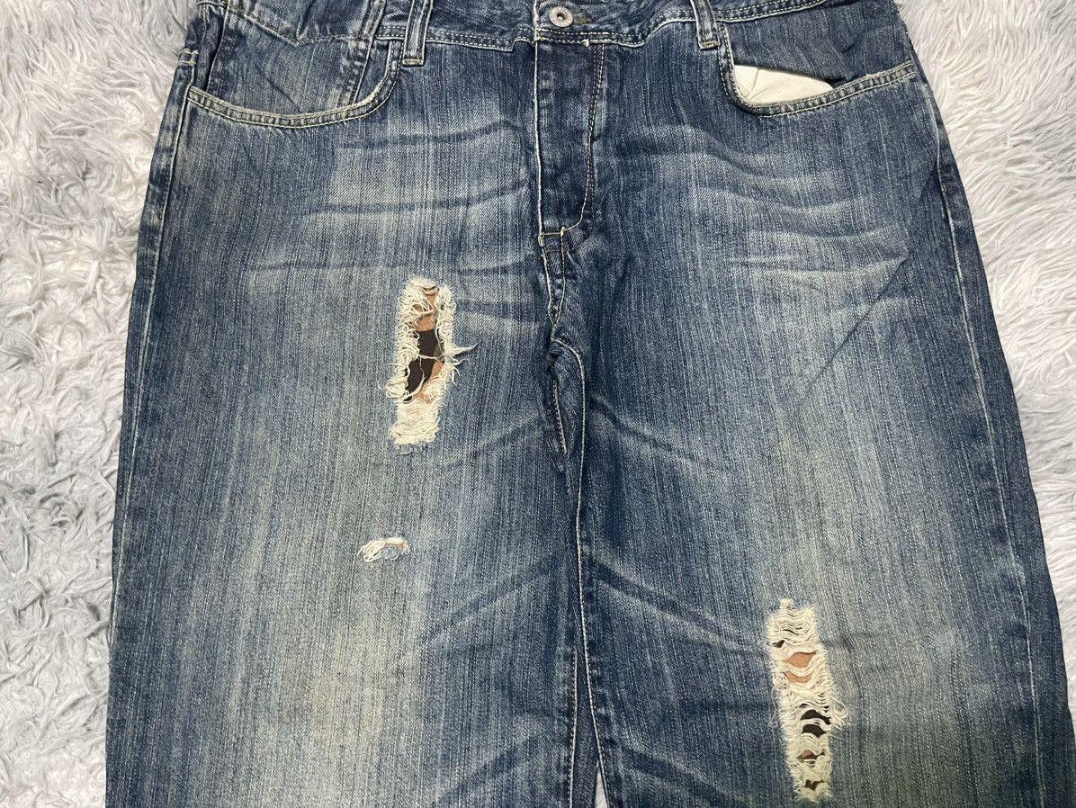 Stussy VINTAGE STUSSY BAGGY DENIM PANT RARE DESIGN Size US 35 - 8 Thumbnail