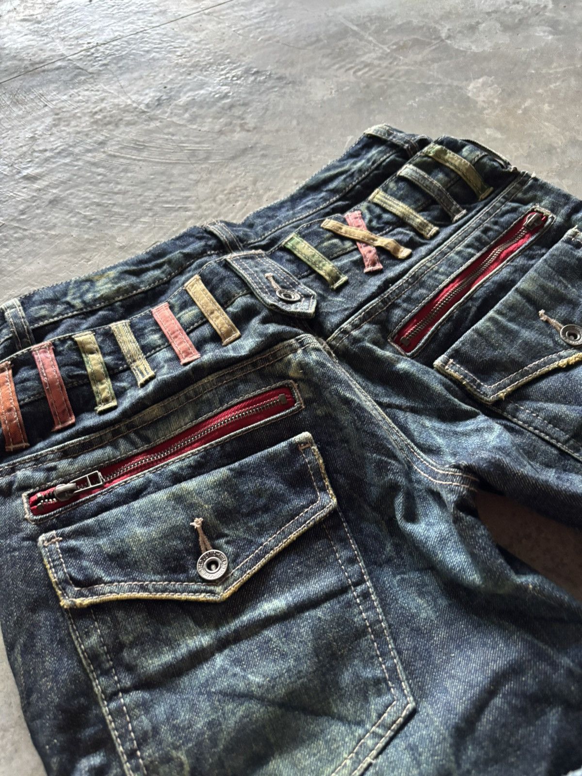 Hysteric Glamour ANTFUI double waist japanese rusty crazy sick washed punk Size US 30 / EU 46 - 16 Thumbnail