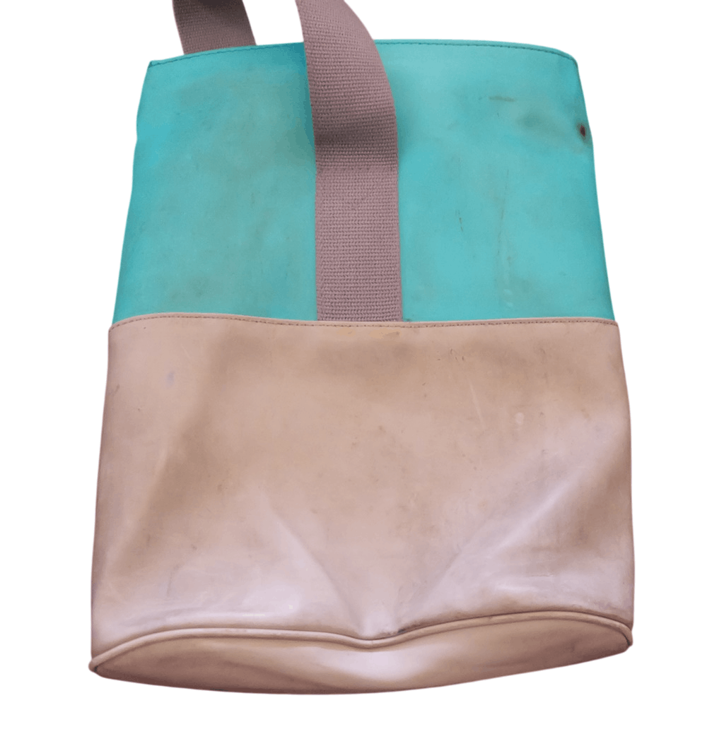 Japanese Brand Vintage Shiseido Vinyl Handbag (1984s) Size ONE SIZE - 3 Thumbnail