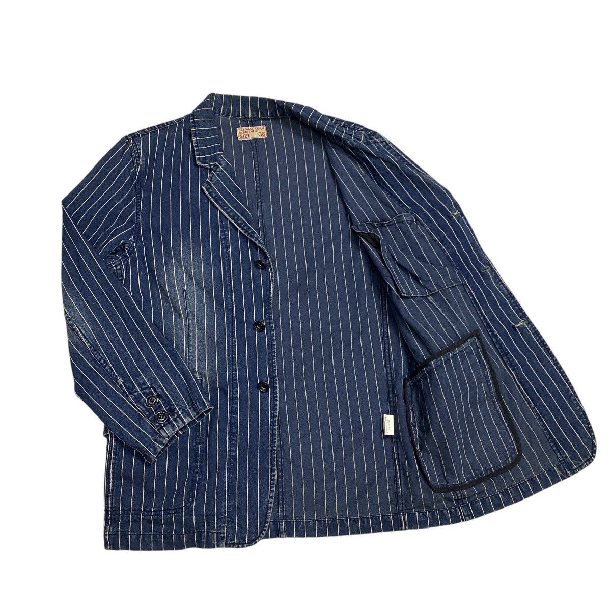 Japanese Brand × Vintage Sky Walk Ranch denim wabash indigo coat Size US M / EU 48-50 / 2 - 10 Thumbnail