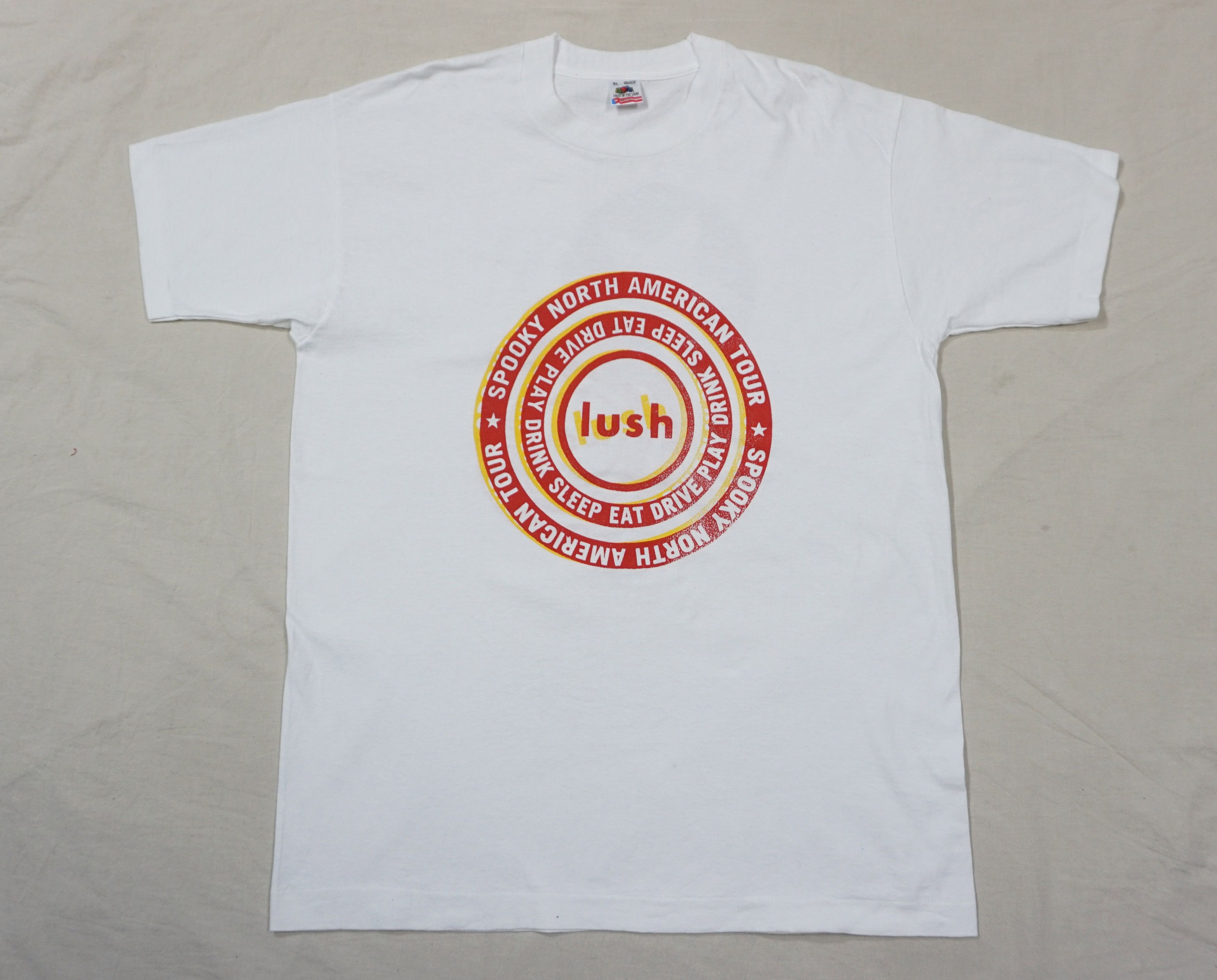 Band Tees × Vintage 90's Lush Tour T-Shirt Made In U.S.A Size US XL / EU 56 / 4 - 1 Thumbnail