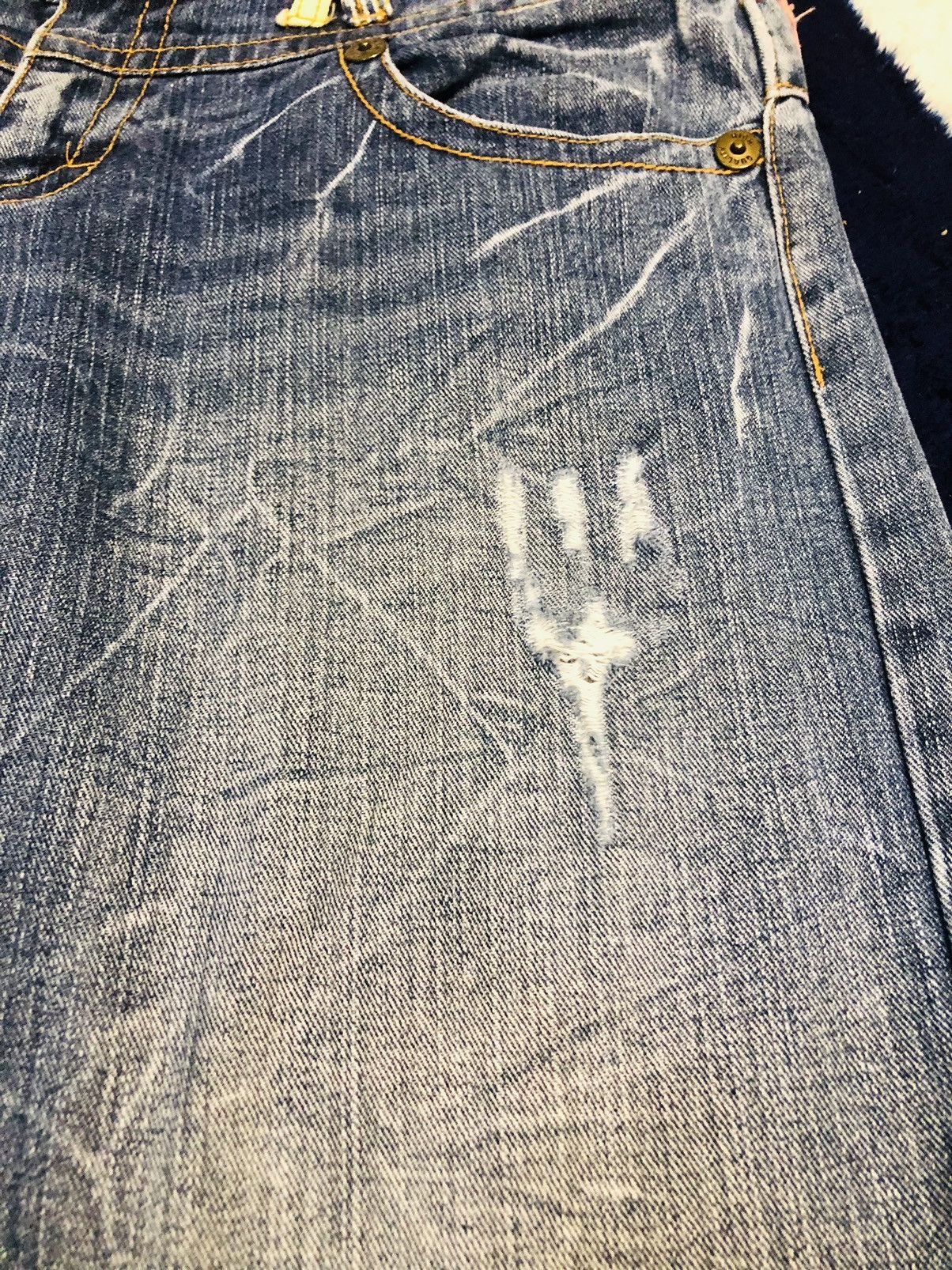 Japanese Brand × Jean Authentic Style Double Waist (1) Size US 34 / EU 50 - 8 Thumbnail